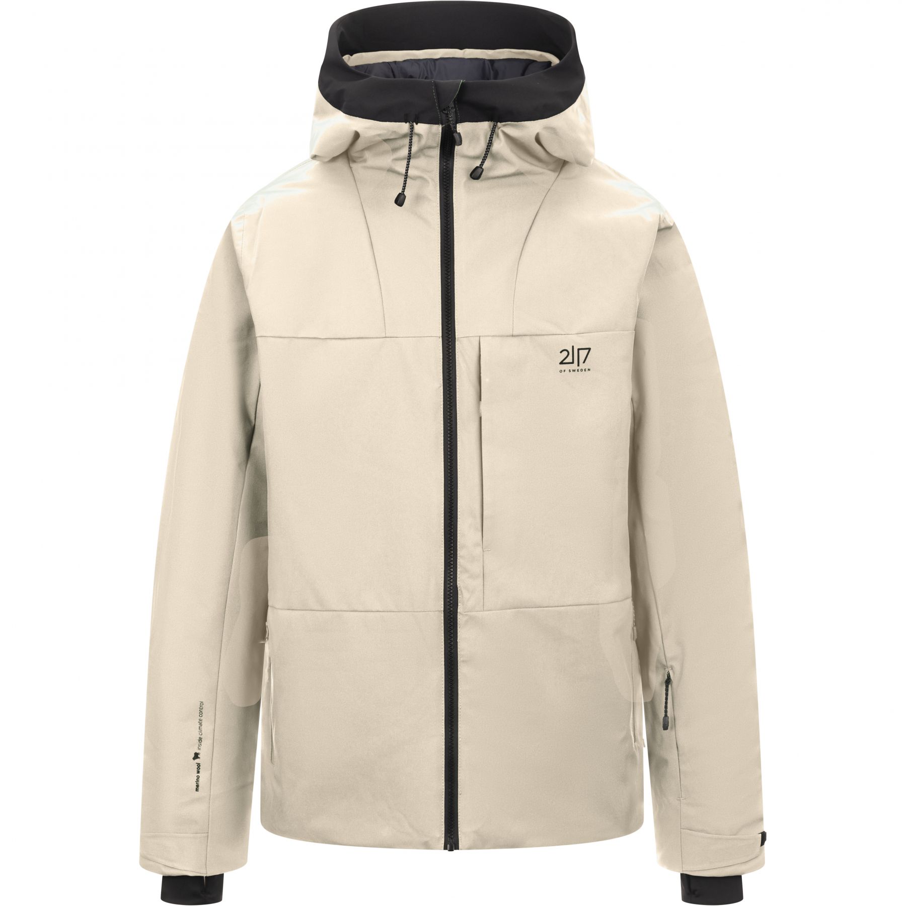 2117 of Sweden Humla, skijakke, herre, beige