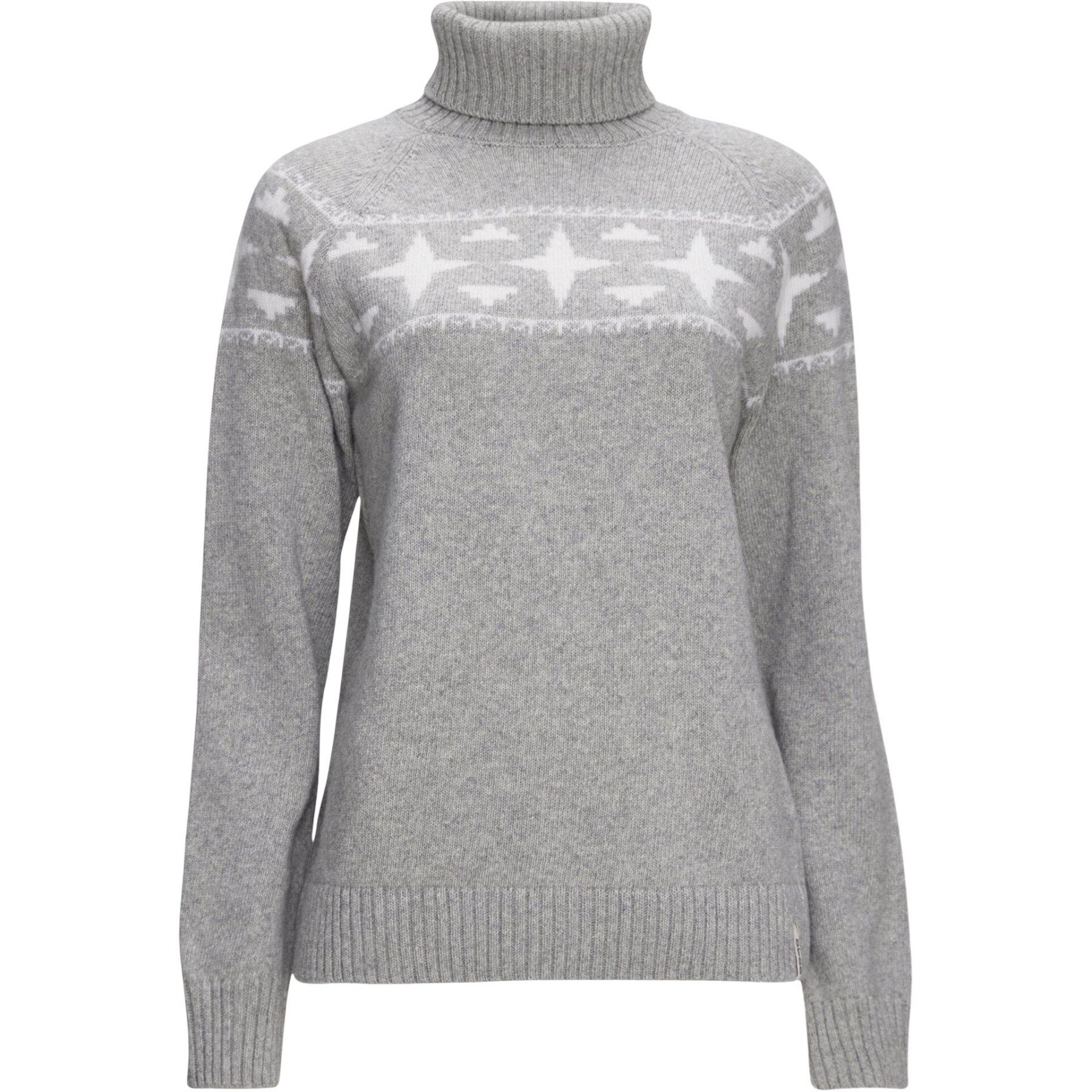 8848 Altitude Sage Wool Rollneck, dame, grå