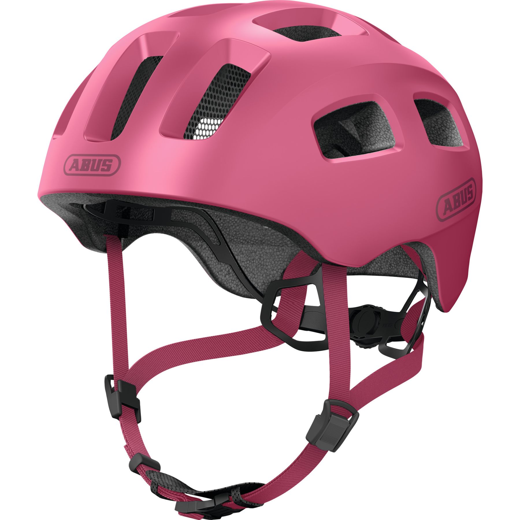 Abus Youn-I 2.0 mono red - Cykelhjelm - Small (48-54 cm)