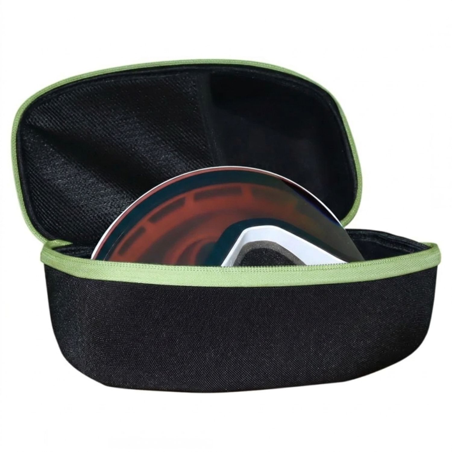 Accezzi Avoriaz, goggle case, sort/grøn