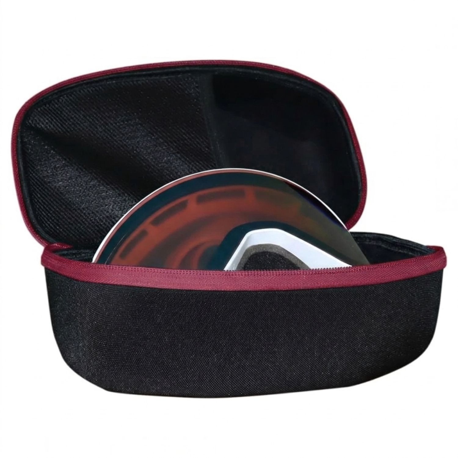 Accezzi Avoriaz, goggle case, sort/rød