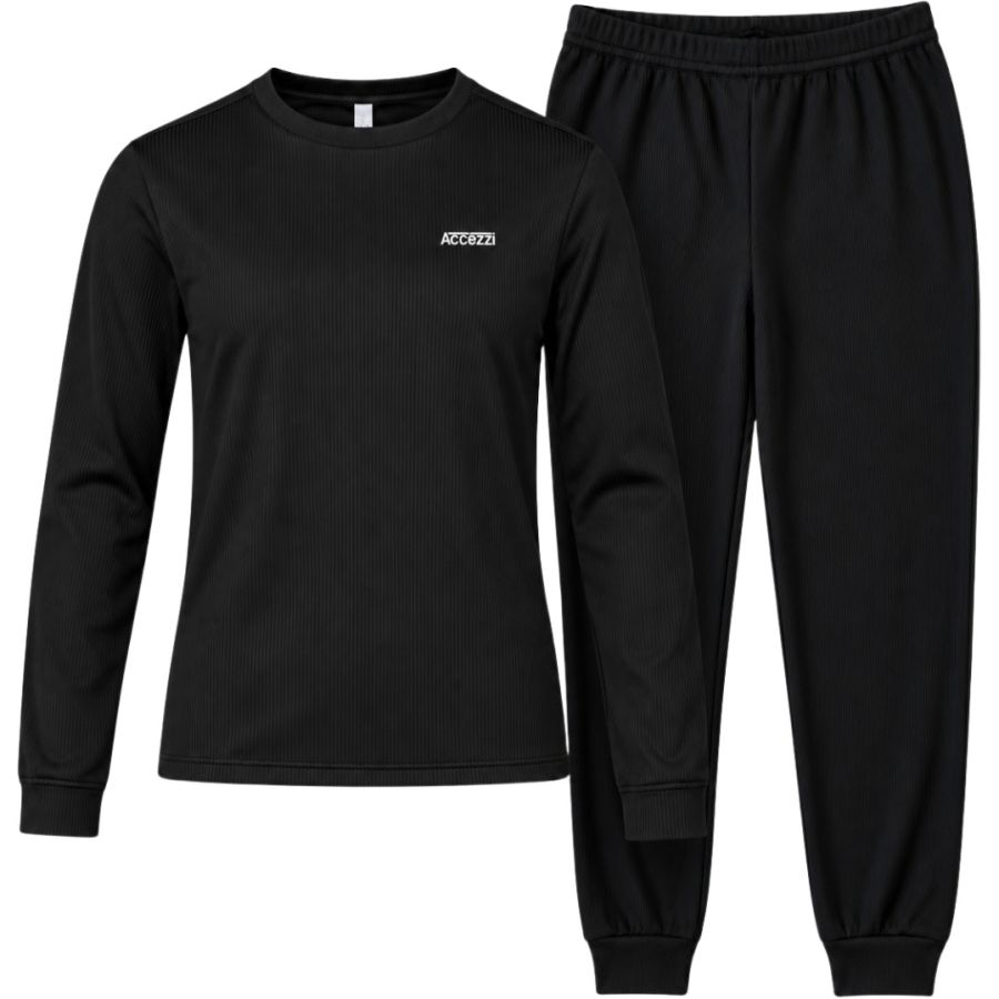 Accezzi Baselayer, skiundertøj, dame, sort