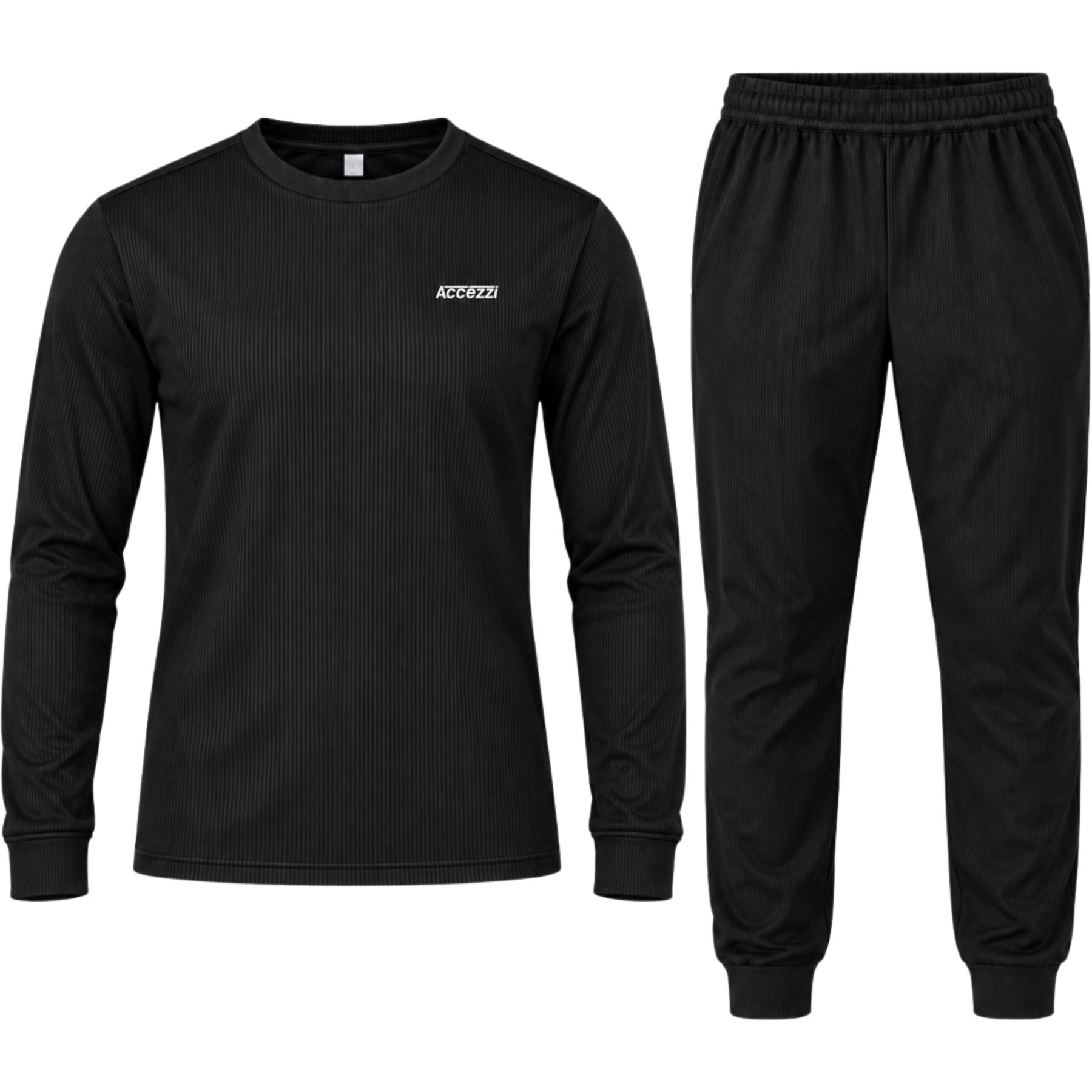 Accezzi Baselayer, skiundertøj, herre, sort