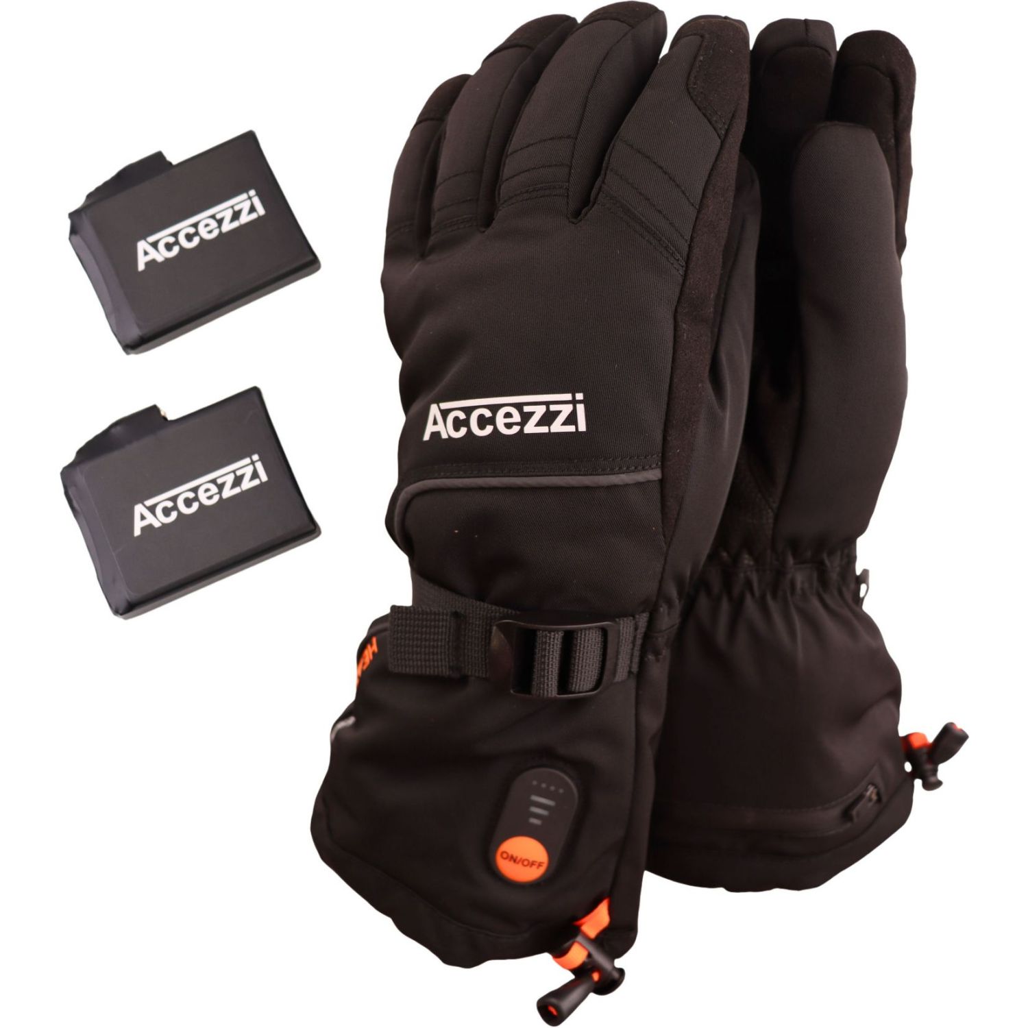 Accezzi Heat Gloves, varmehandsker. Inkl. batteri og oplader