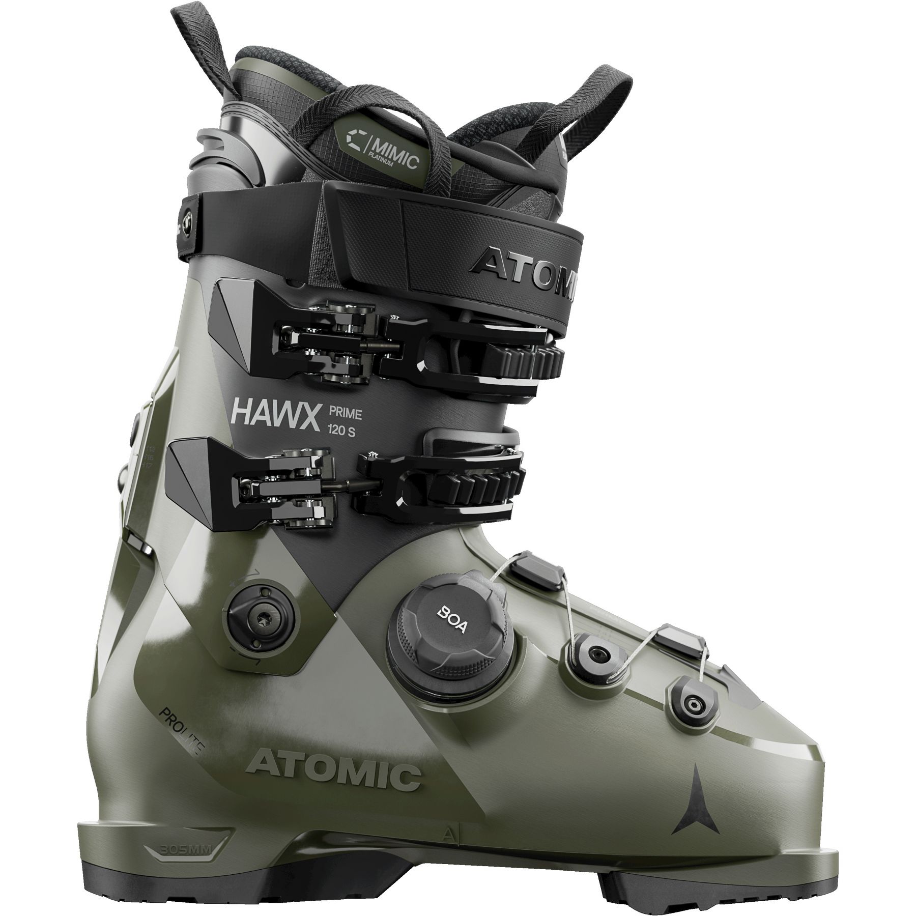 Atomic Hawx prime 120 S BOA, skistøvler, herre, olive
