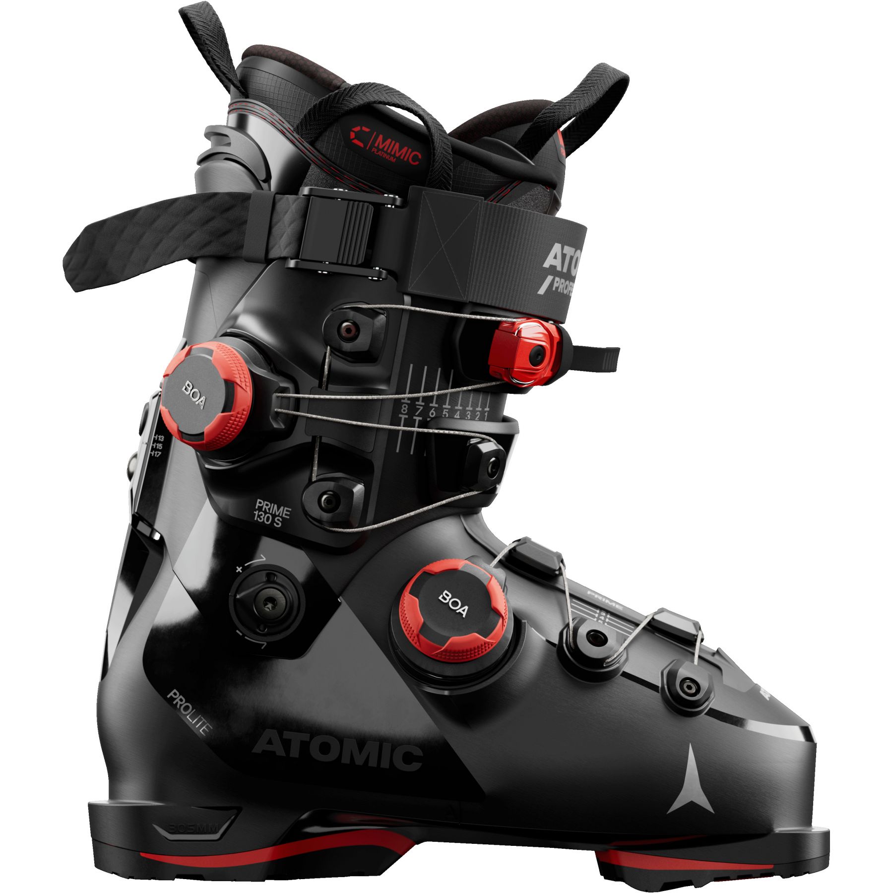 Atomic Hawx prime 130 S DUAL BOA, skistøvler, herre, sort