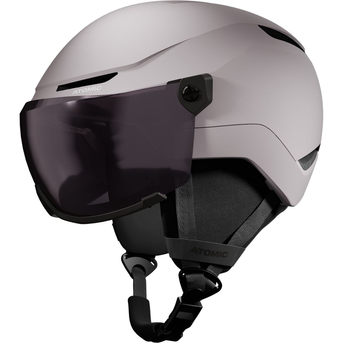 Atomic Revent Visor, skihjelm med visir, junior, grå