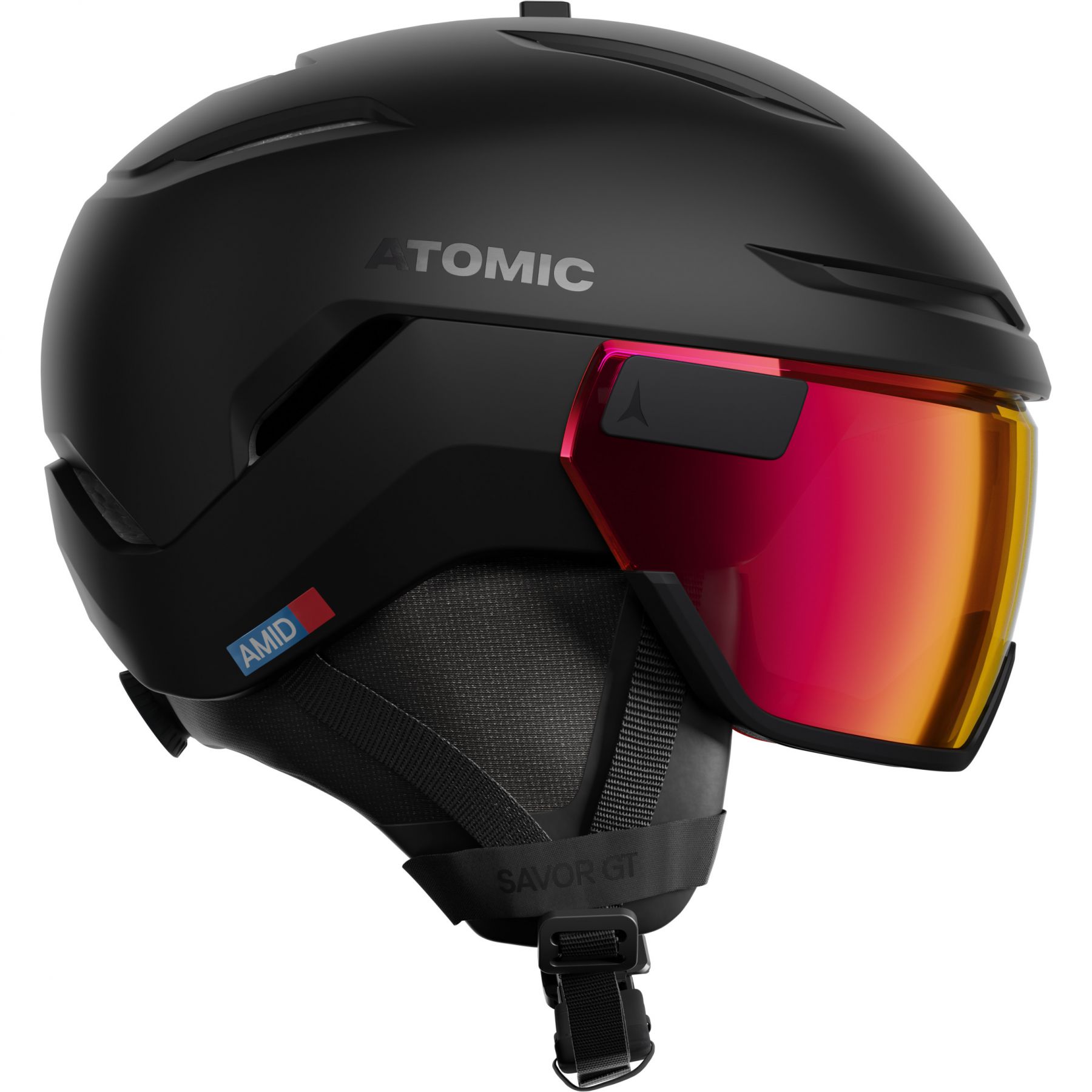 Atomic Savor GT Amid Visor Photo, skihjelm med visir, sort