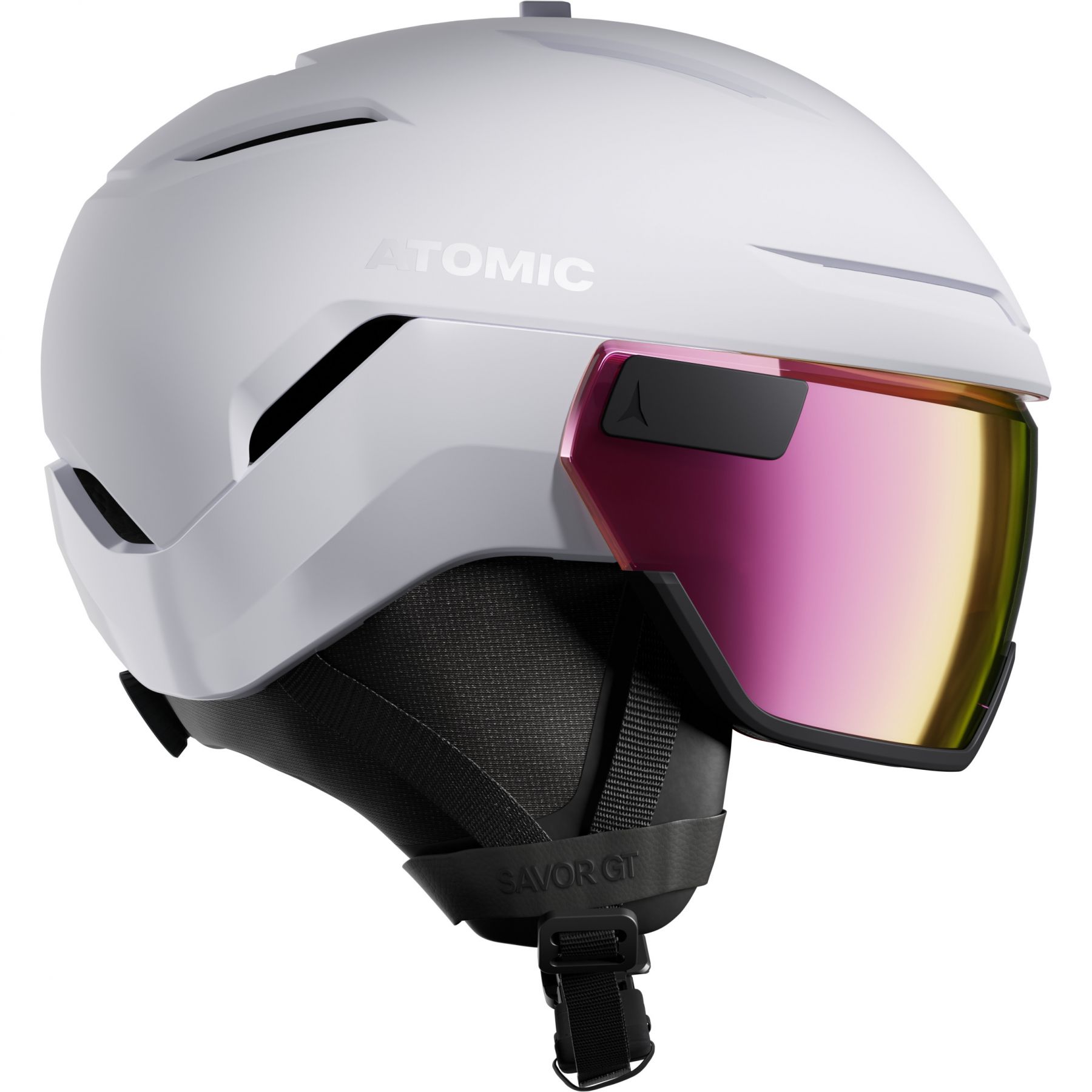 Atomic Savor GT VISOR HD, skihjelm med visir, hvid