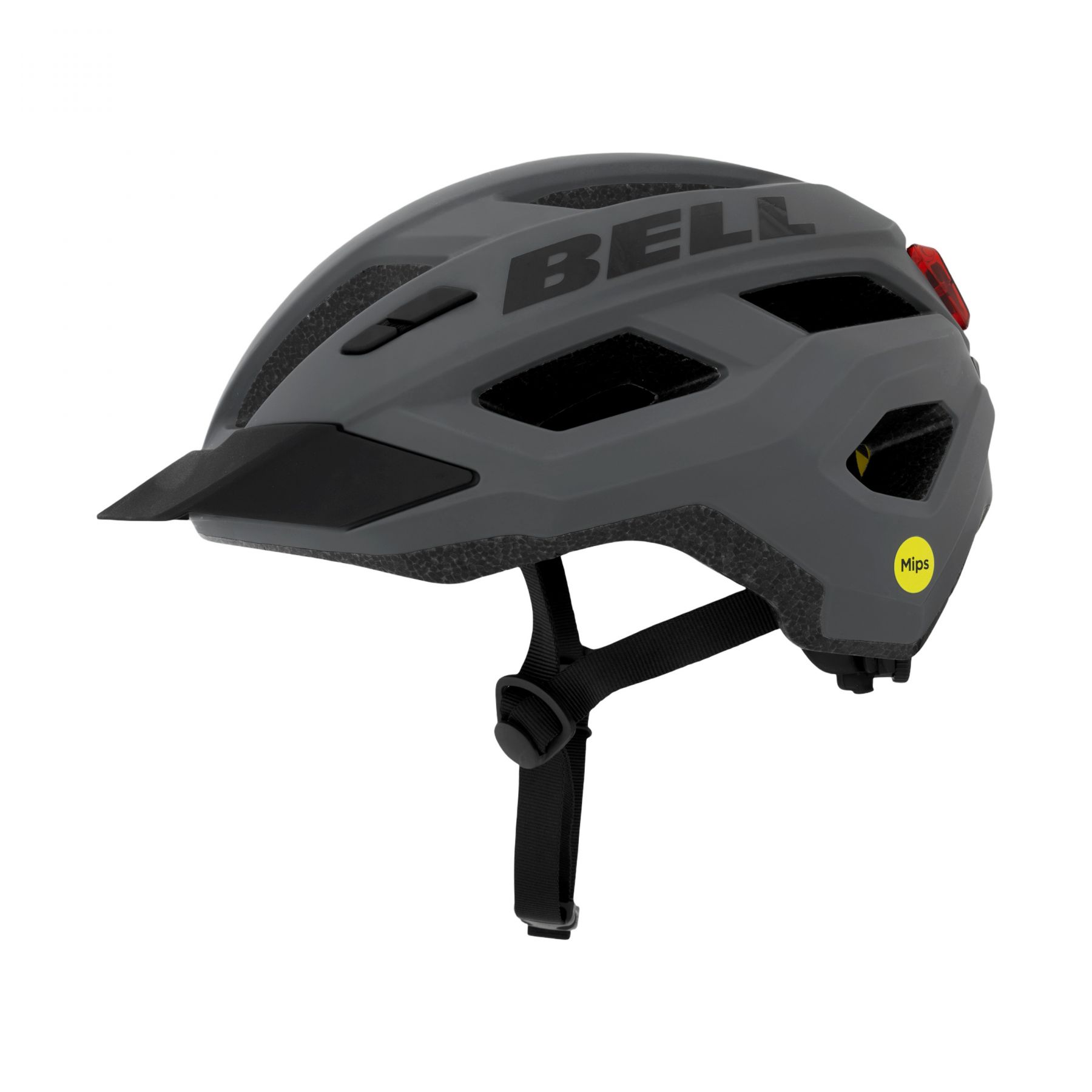 Bell Kick LED Mips, cykelhjelm, grå