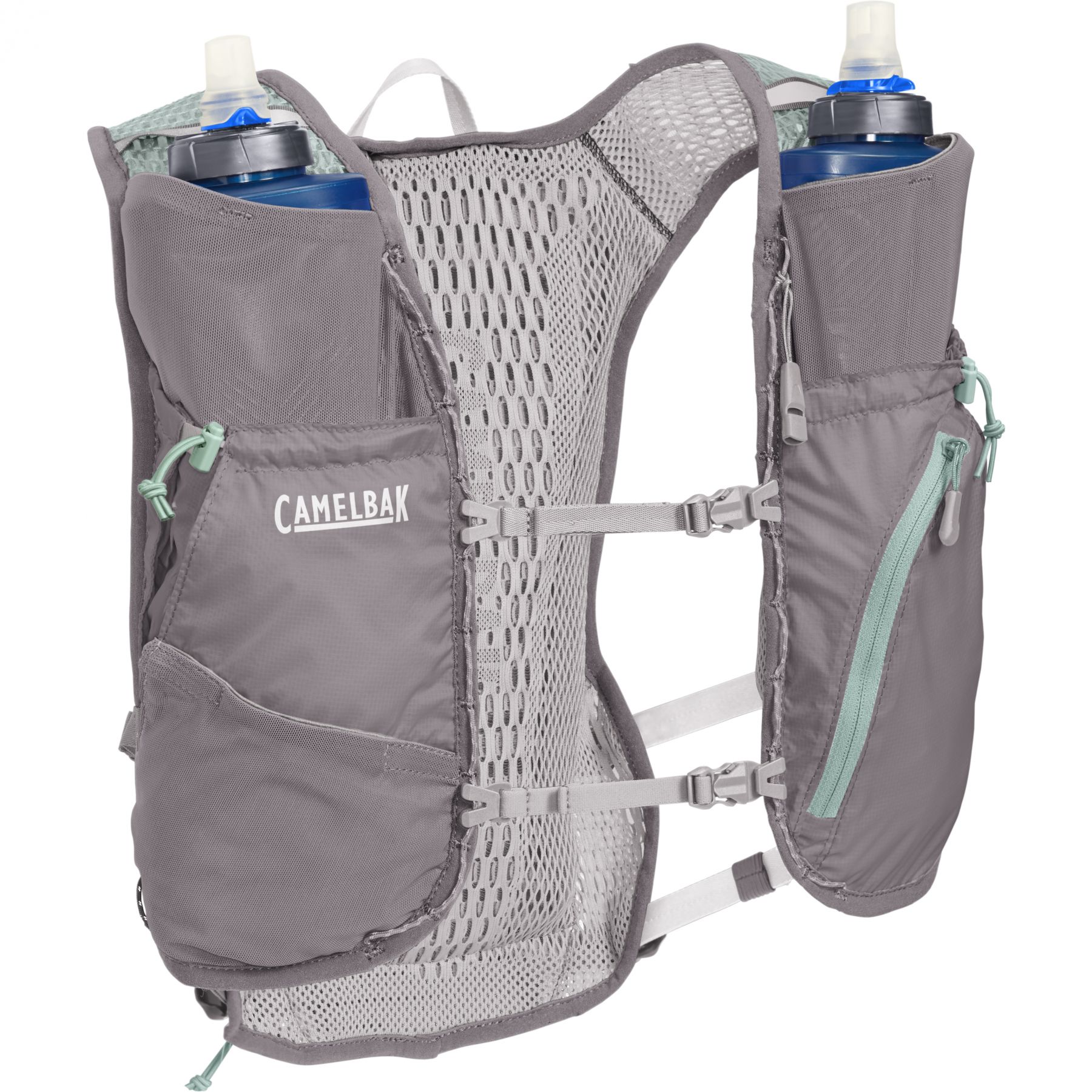 Camelbak Zephyr Vest 1L Grå - Let Ventilerende Løberygsæk til Dame, Trailløb & Langdistanceløb