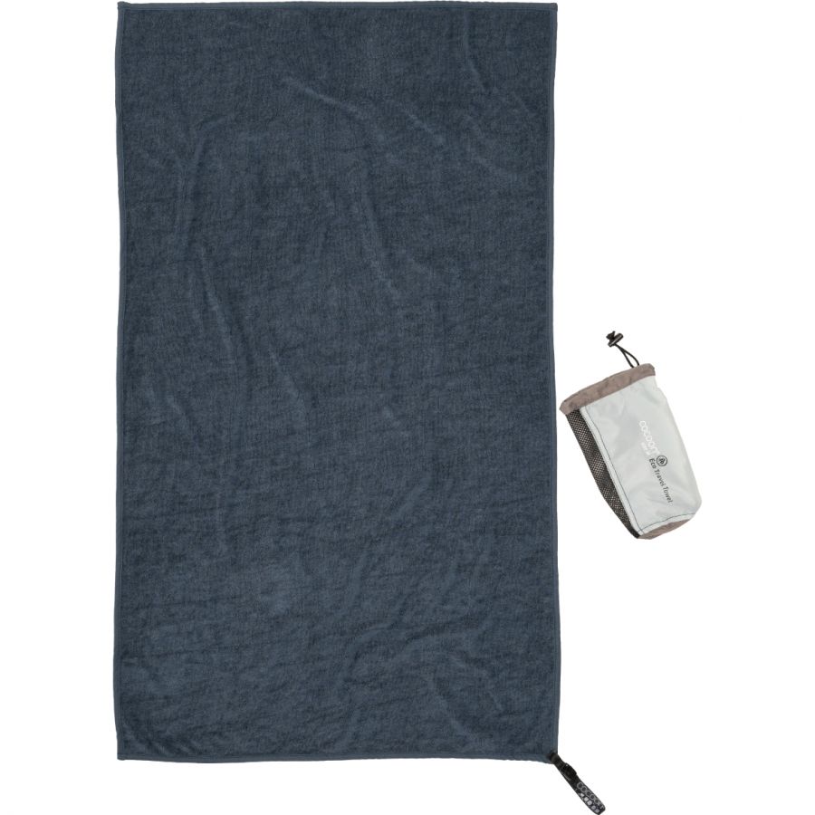 Cocoon Eco Travel Towel,90x50cm, Lyocell håndklæde, deep ocean