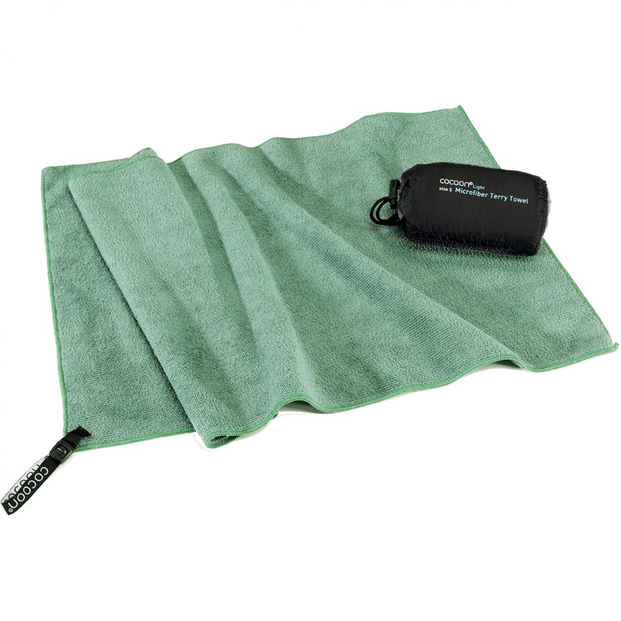 Cocoon Terry Towel Light,120x60cm, Microfiber Håndklæde, bamboo green