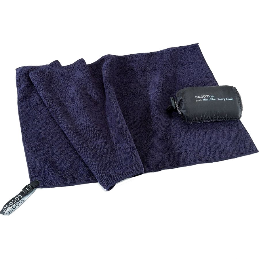 Cocoon Terry Towel Light,90x50cm, Microfiber Håndklæde, dolphin blue