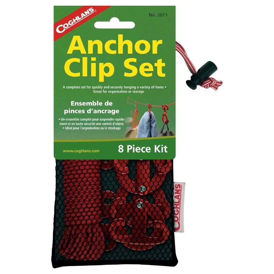 Coghlans Anchor Clip Set - Rejseudstyr