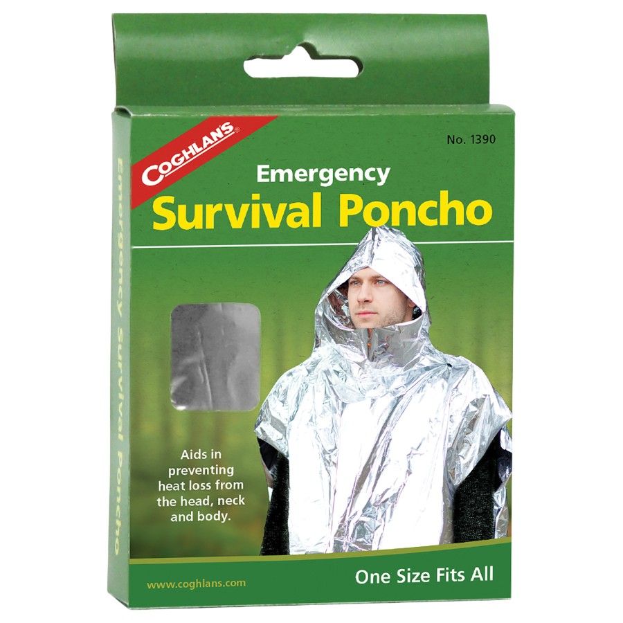 Coghlans Emergency Survival Poncho, nødregnslag