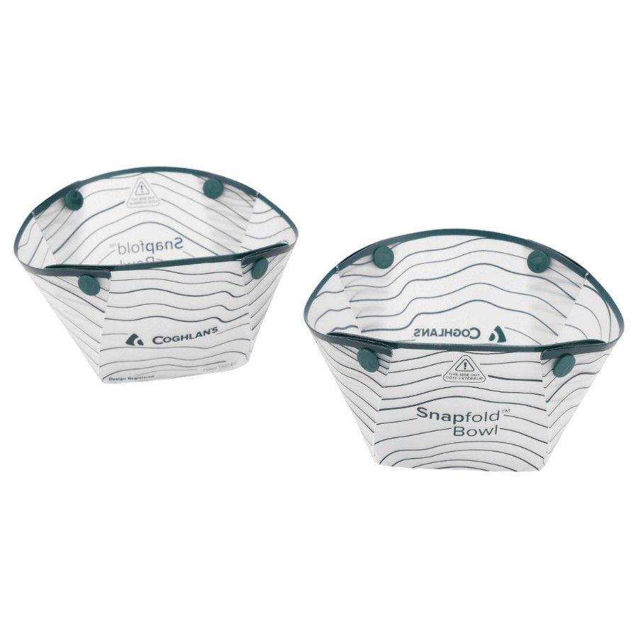 Coghlan's Coghlans Snapfold Bowls - 2 Pack - Tilbehør til camping