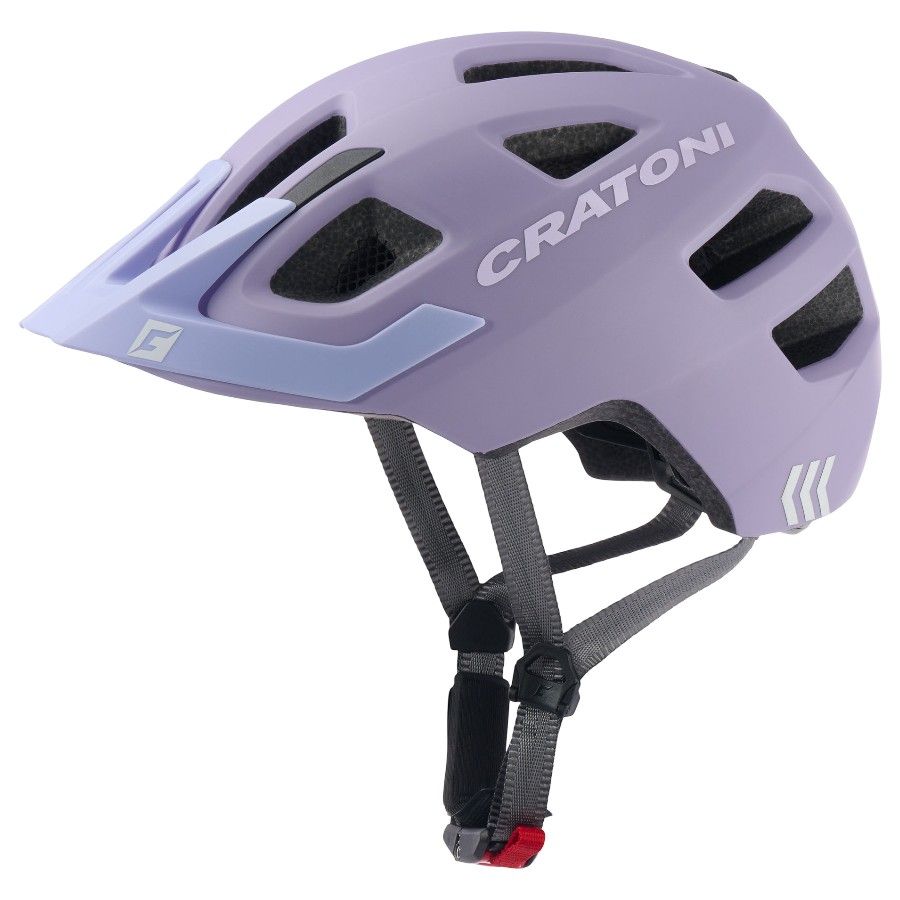 Cratoni Maxster Pro, cykelhjelm, mat lilla