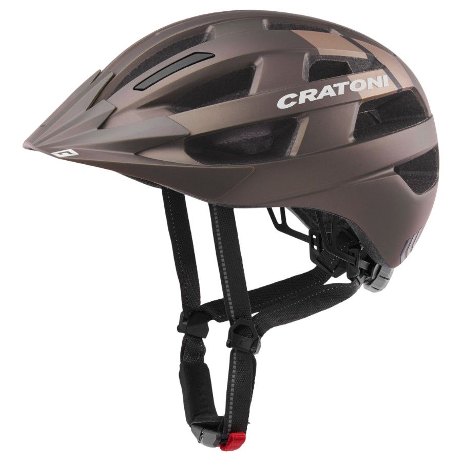 Cratoni Velo-x - Brown metallic matt - Str. M-L (56-60 cm) - Cykelhjelm