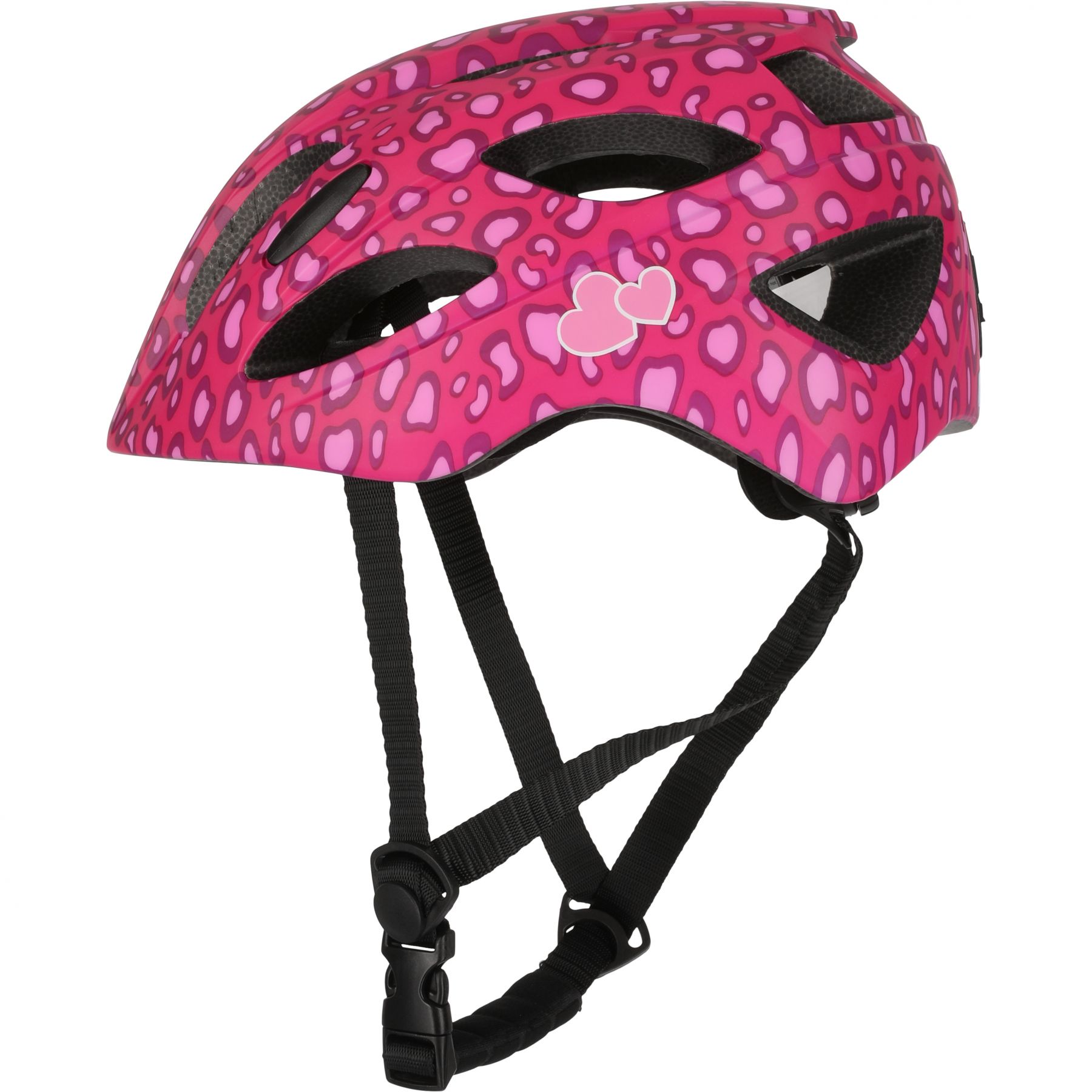 Crazy Safety Cool Spots, cykelhjelm, junior, pink