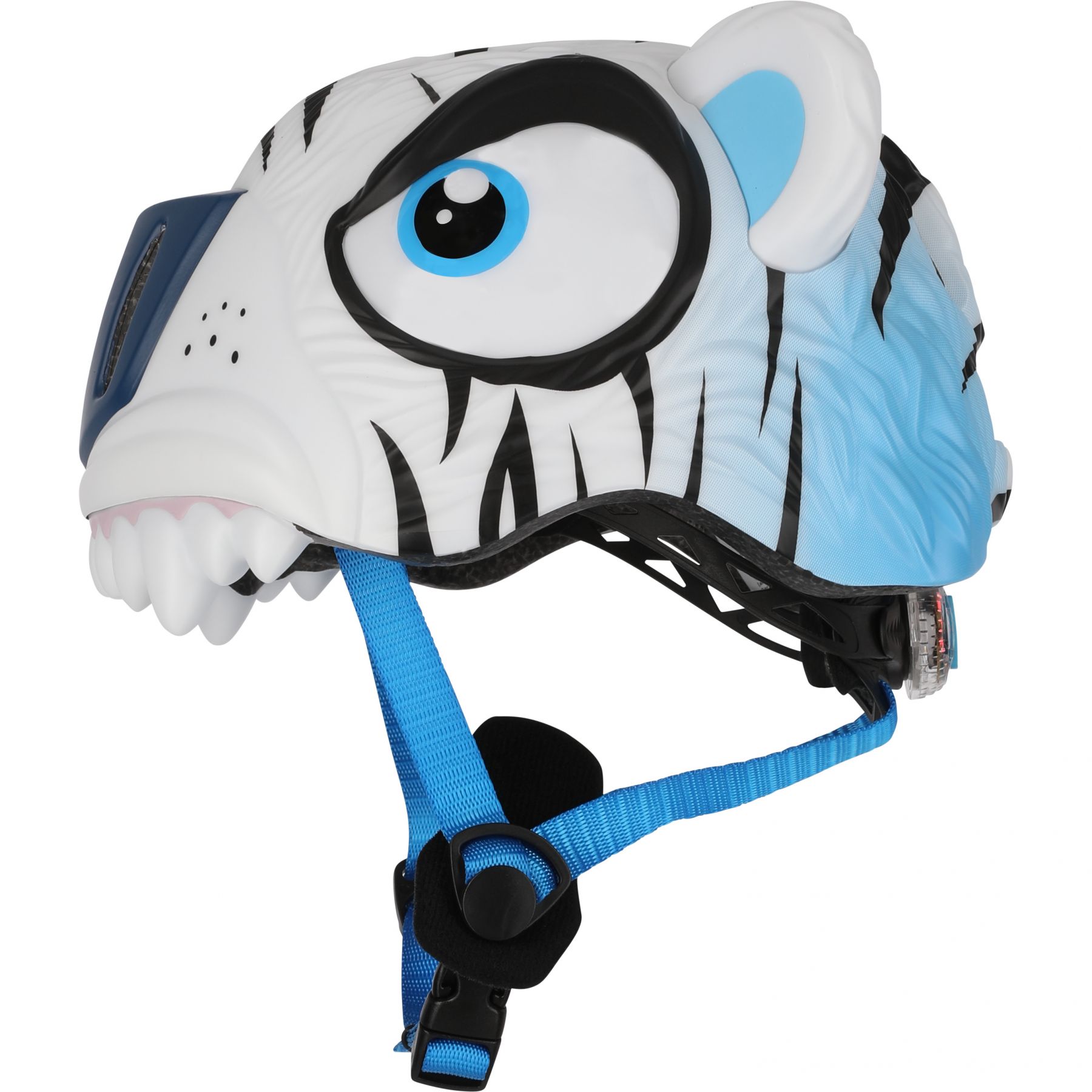 Crazy Safety Tiger, cykelhjelm, junior, hvid