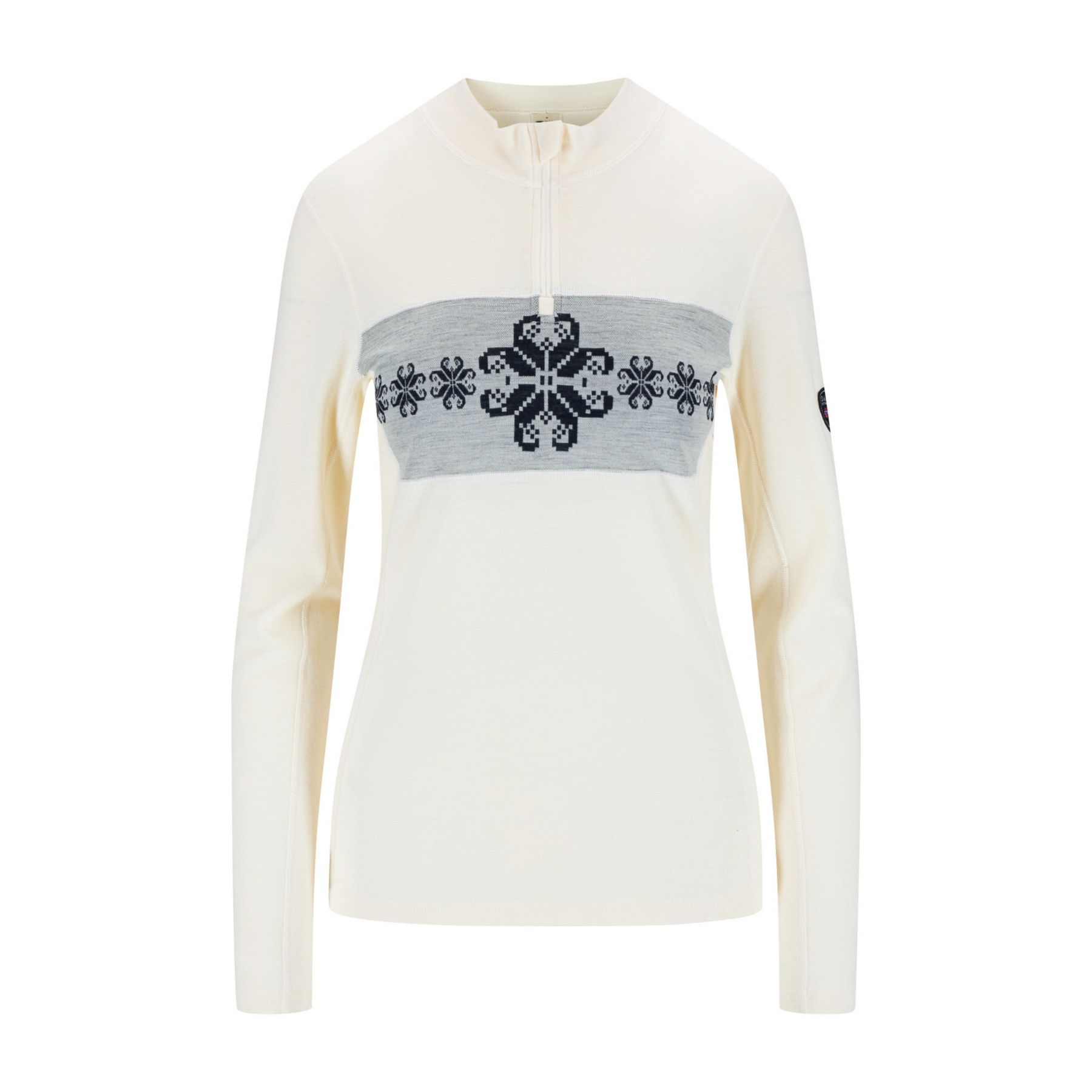 Dale of Norway Falkeberg Baselayer Half zip, skiundertøj, dame, hvid