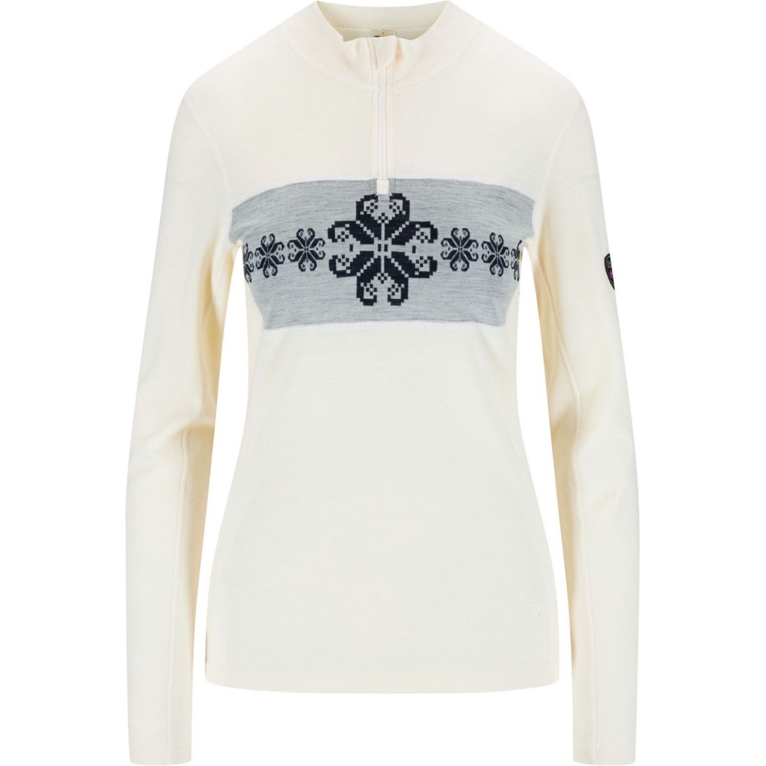 Dale of Norway Falkeberg Baselayer Half zip, skiundertøj, dame, hvid