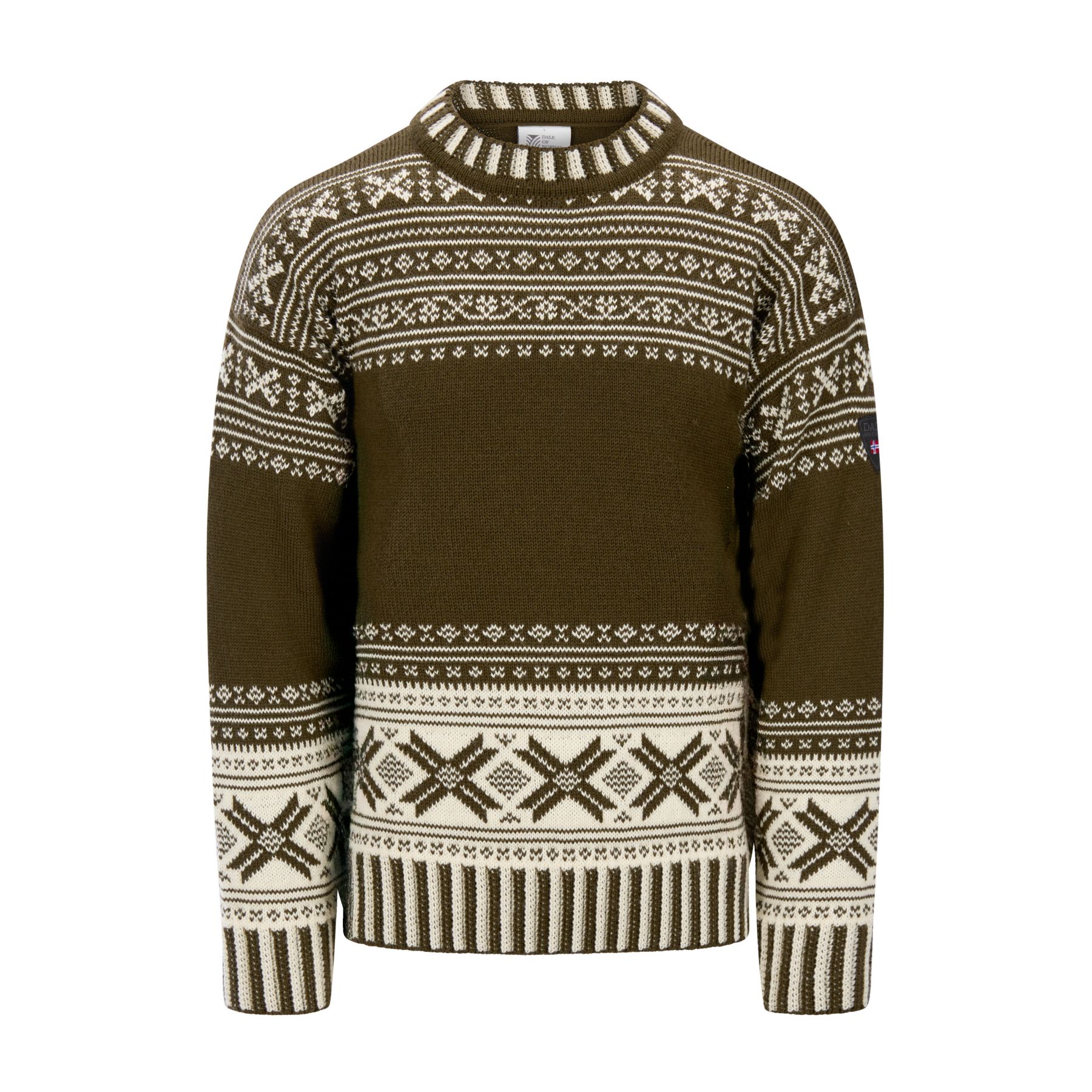 Dale of Norway Torridal Masc Sweater, fleecetrøje, herre, army grøn