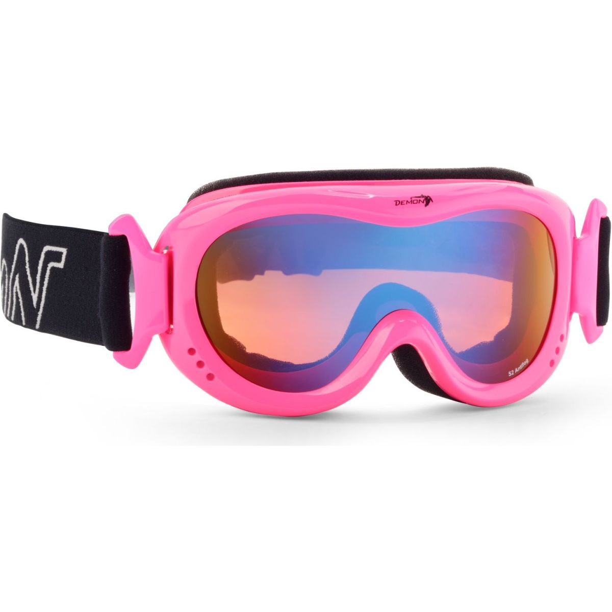 Demon Snow 6 Mirror, skibriller, junior, pink