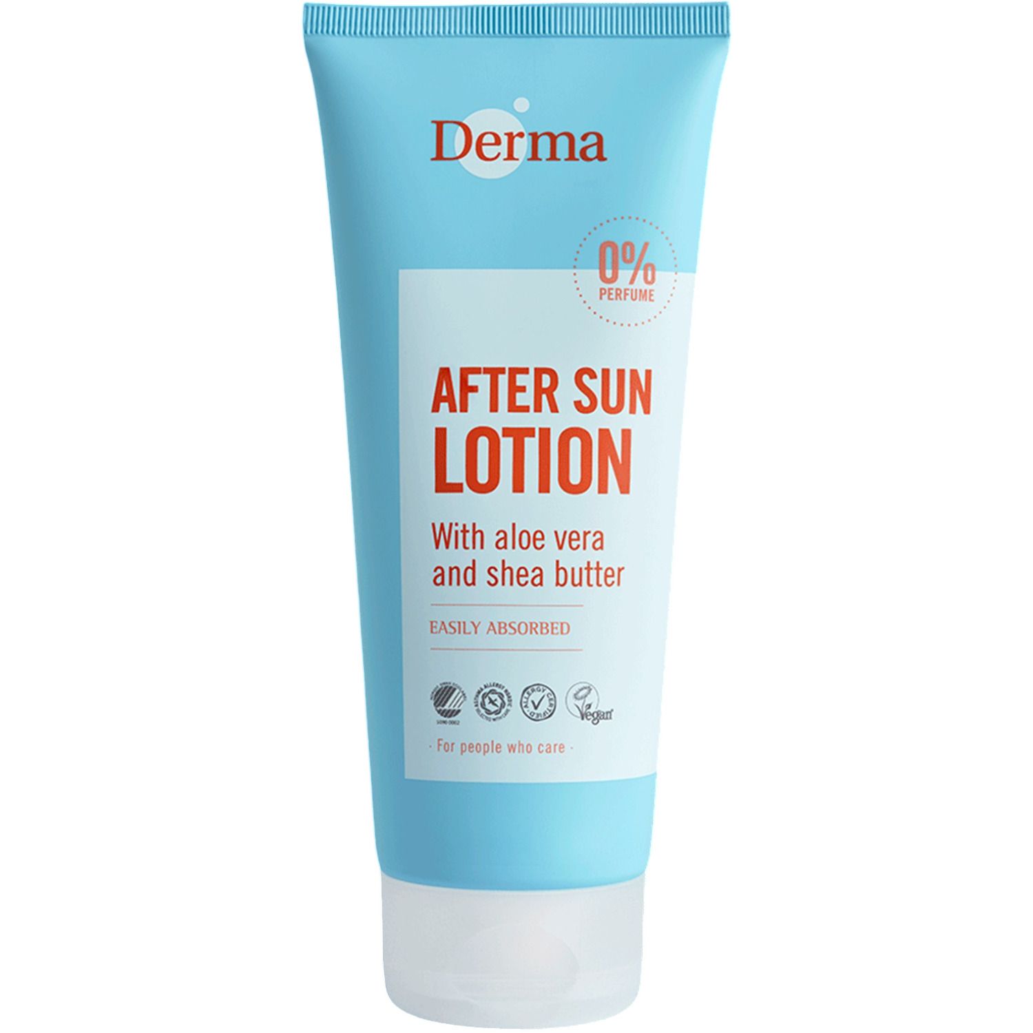 Derma after sun lotion med aloe vera 0% 200ml