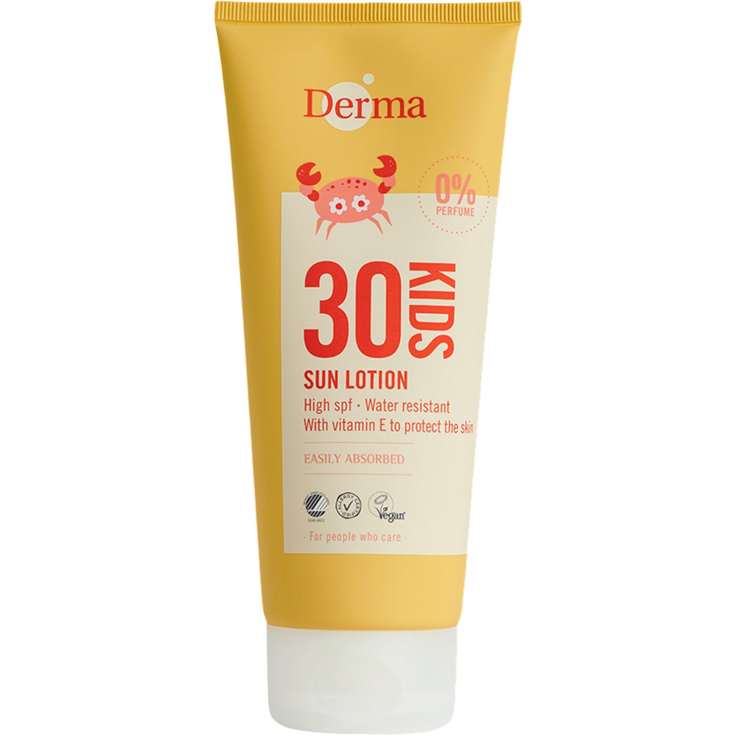 Derma Kids Sollotion SPF30 (200 ml) - Vandfast solcreme