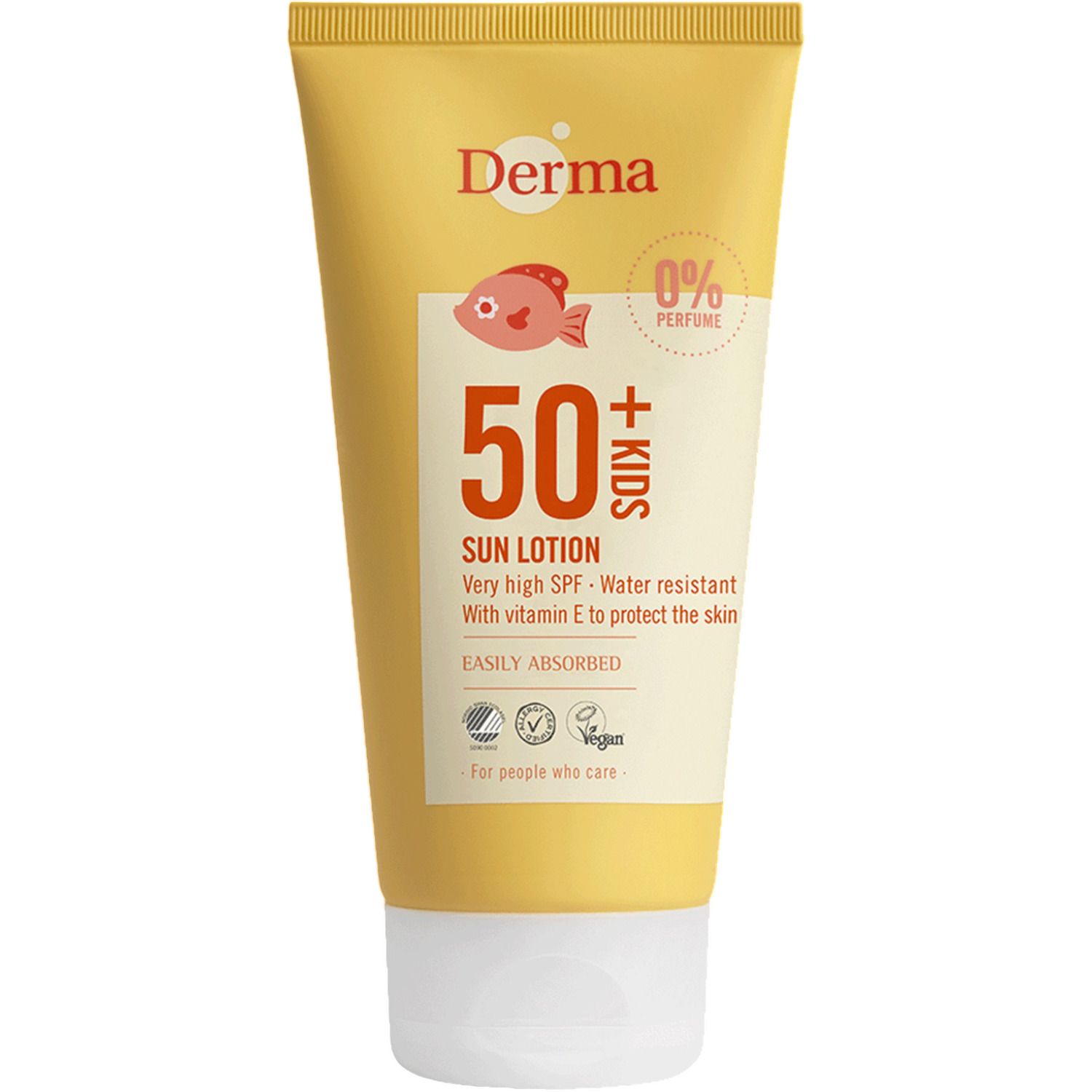 Derma Kids Sun Lotion SPF50+ (150 ml) - Vandfast solcreme