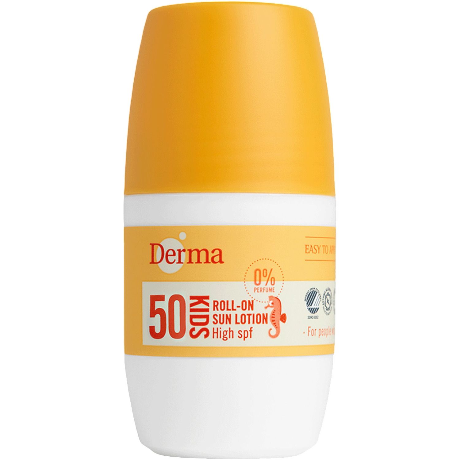 Derma Kids Sollotion Roll-on SPF50 (50 ml) - Vandfast solcreme