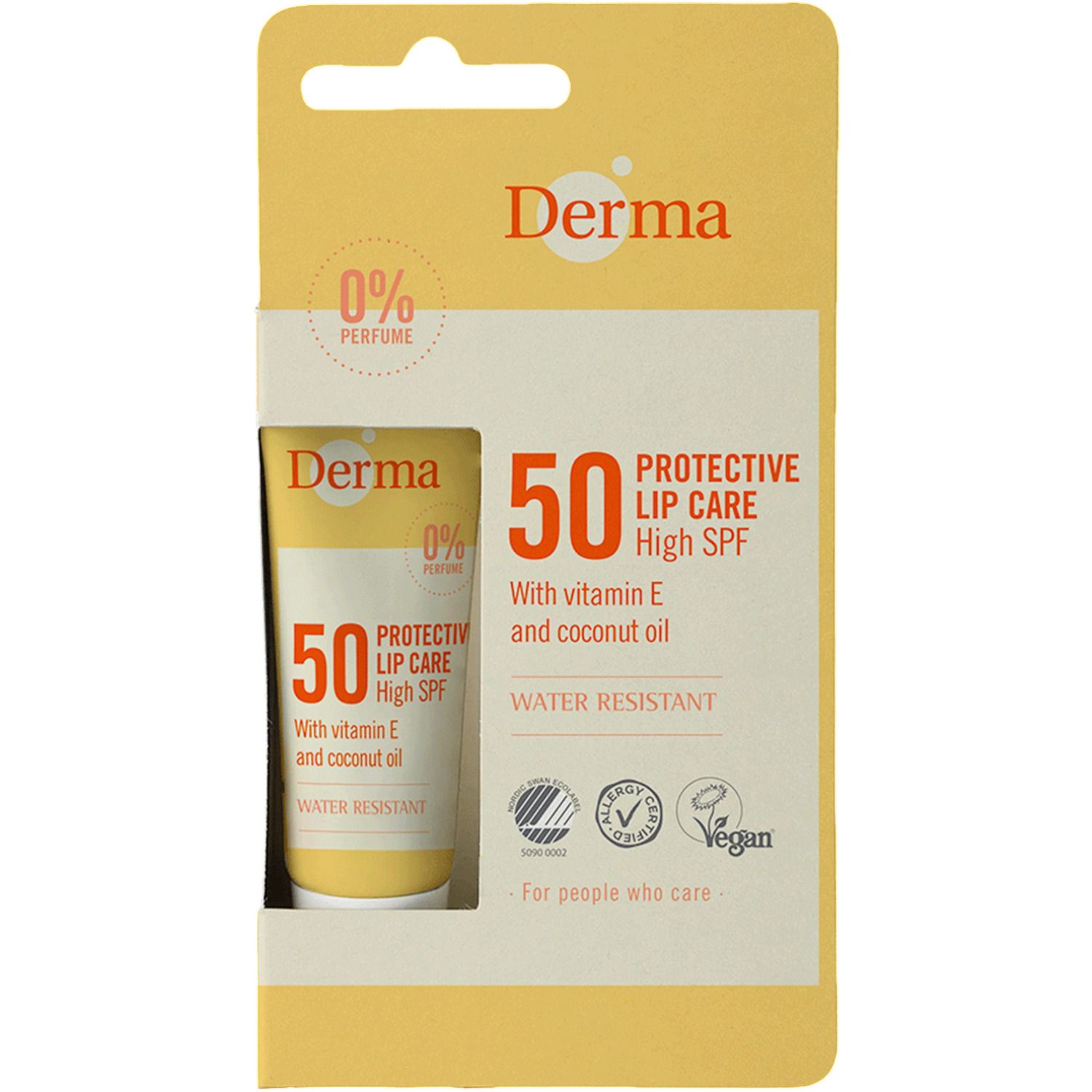 Derma Sun Lip Balm SPF50 (10 ml) - Vandfast solcreme