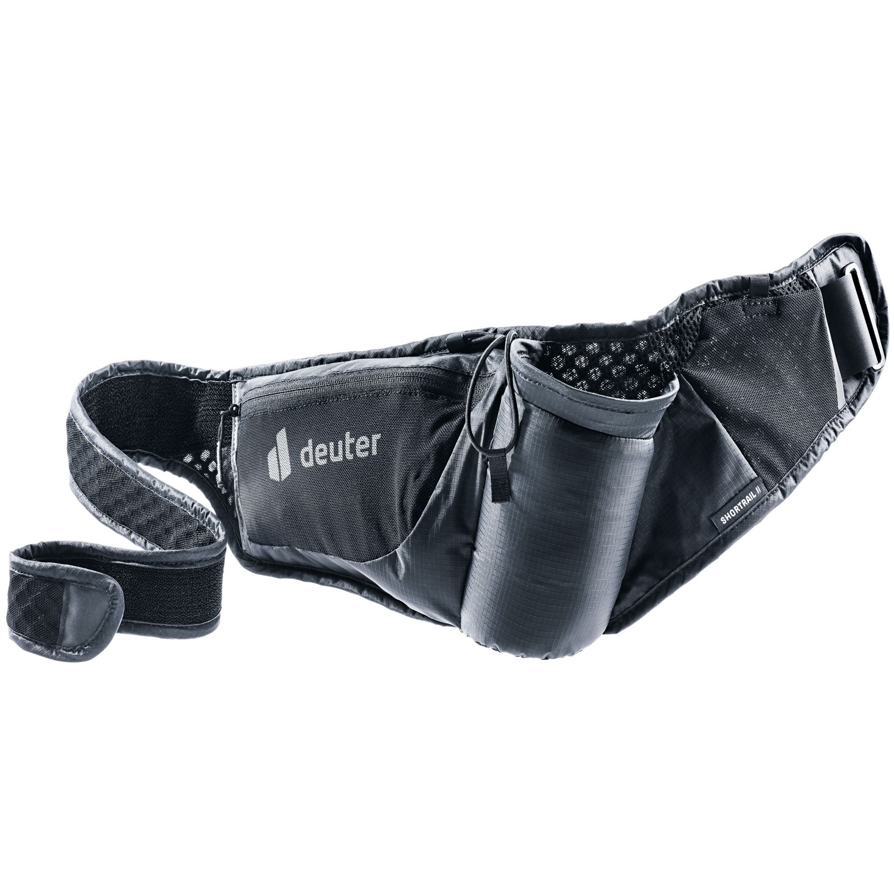 Løbebælte med flaskeholder - Deuter Shortrail II, sort