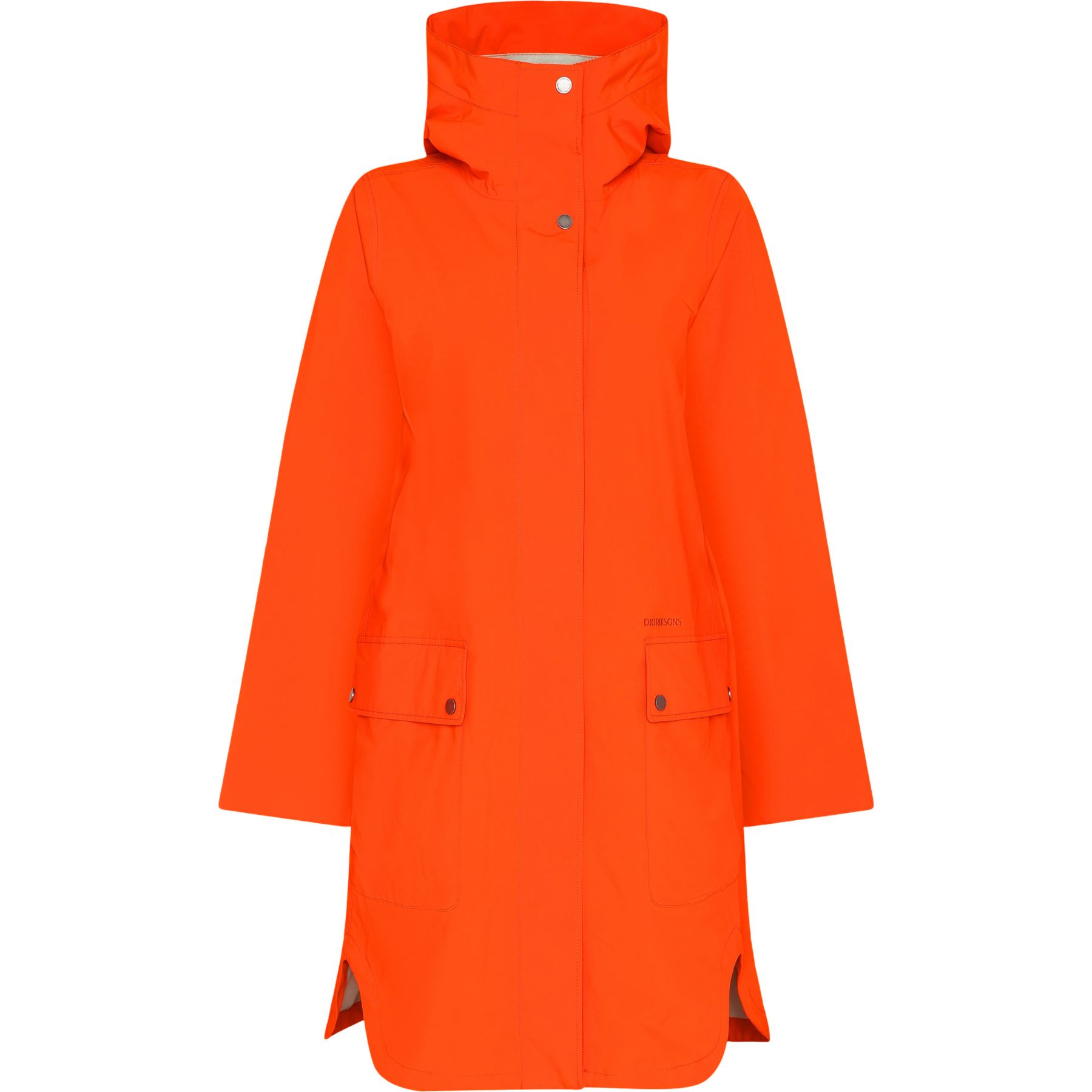 Didriksons Adria, regnfrakke, dame, tangerine red