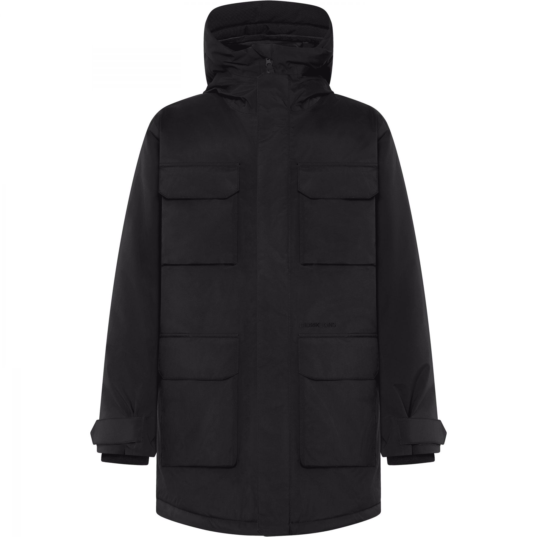 Didriksons Aiden 2, parka, herre, sort Didriksons Aiden 2, parka, herre, sort