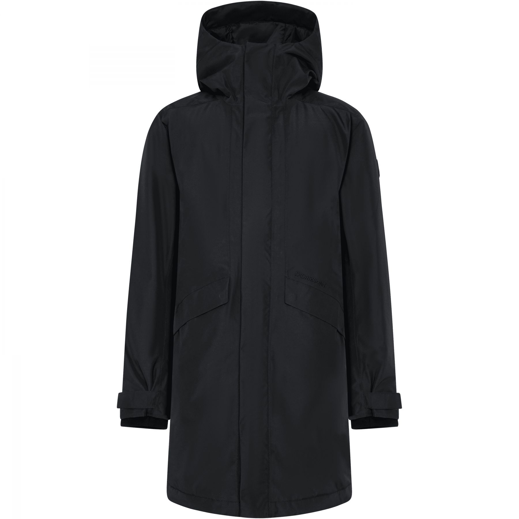 Didriksons Kenny 9, parka, herre, sort Didriksons Kenny 9, parka, herre, sort