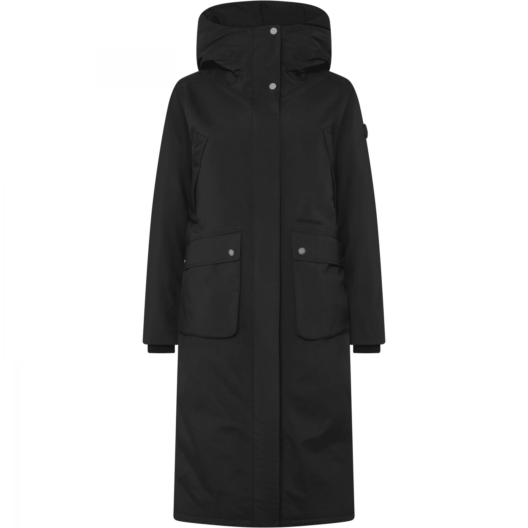 Didriksons Melody 2 Long, parka, dame, sort