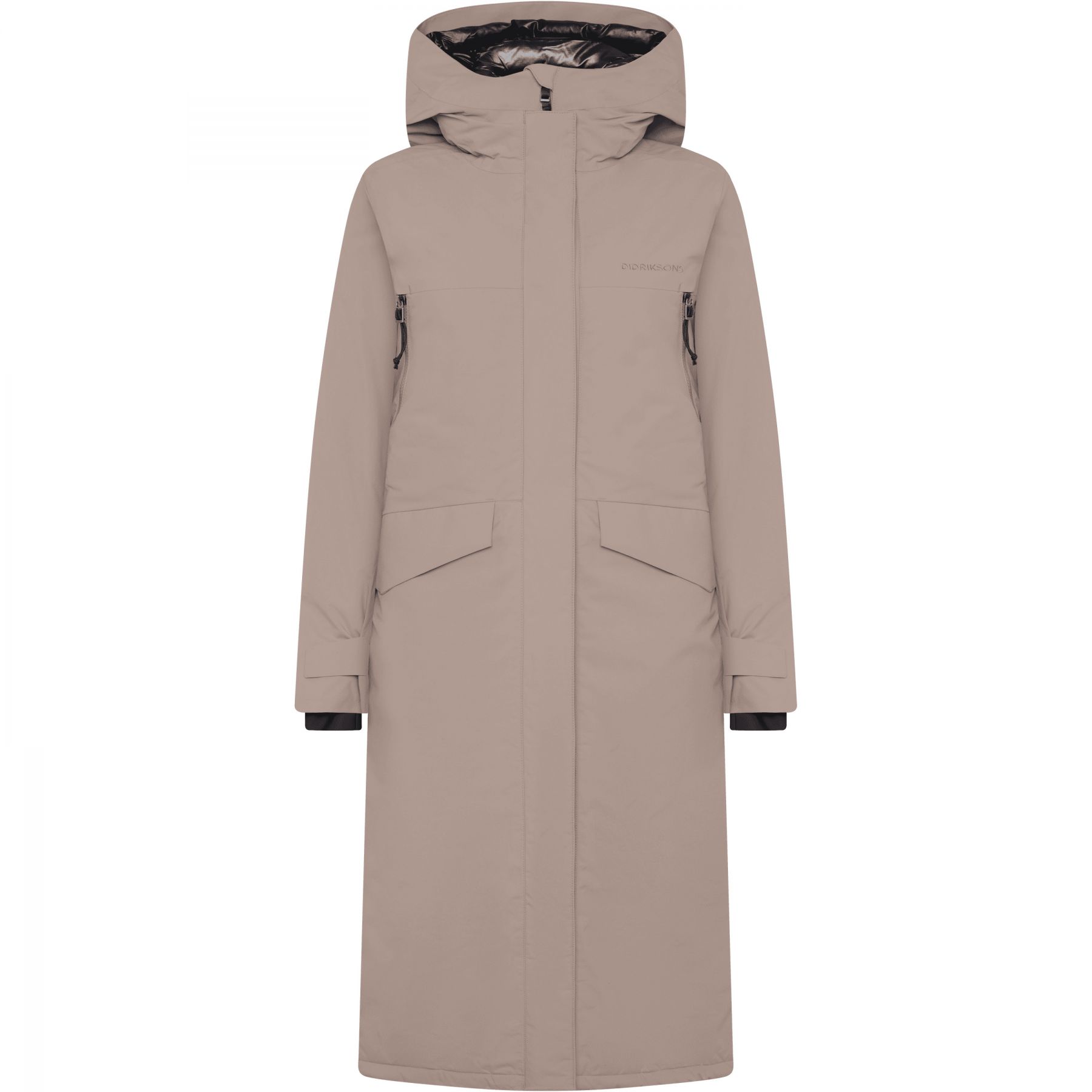 Didriksons Neja Long, parka, dame, ash brown