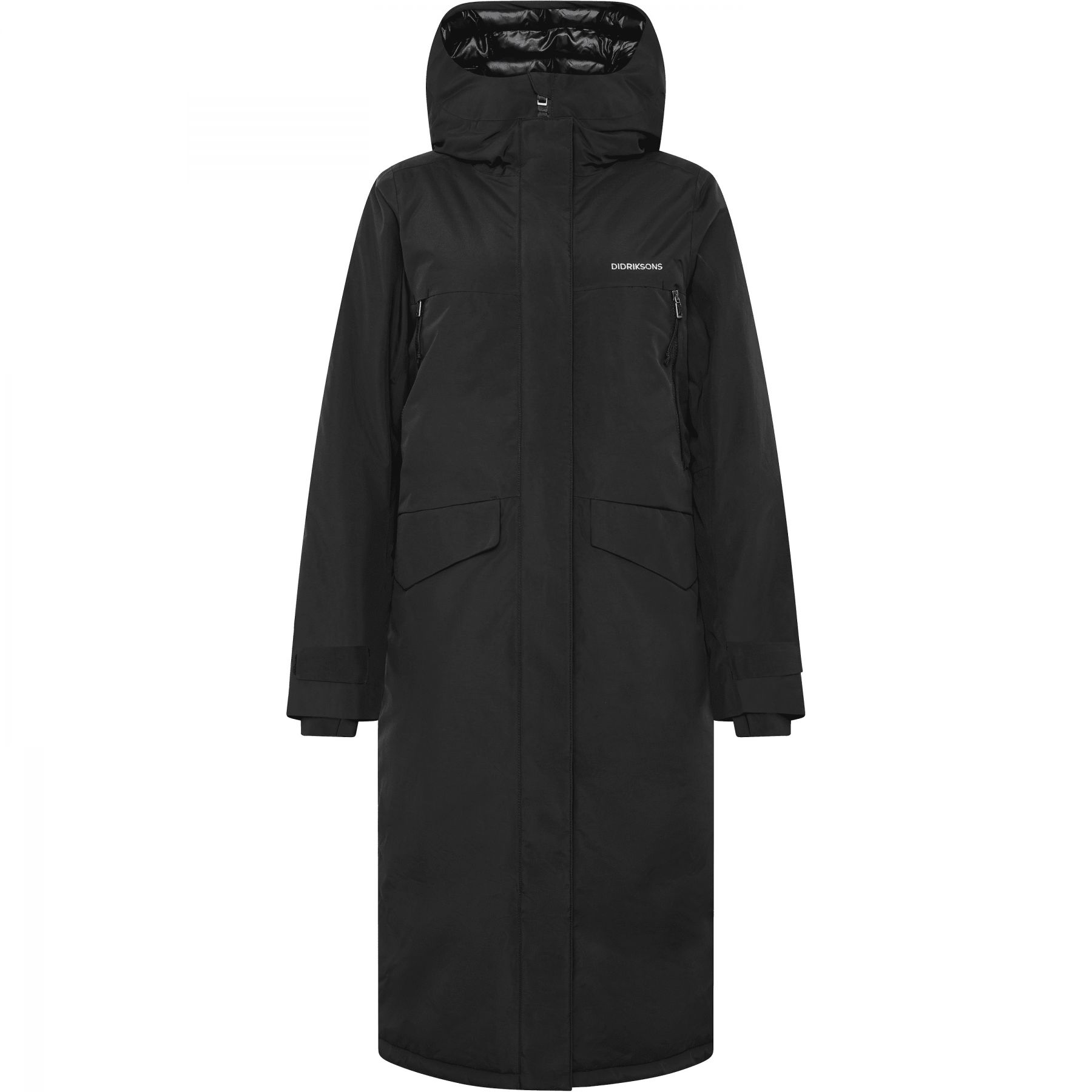 Didriksons Neja long, parka, dame, sort