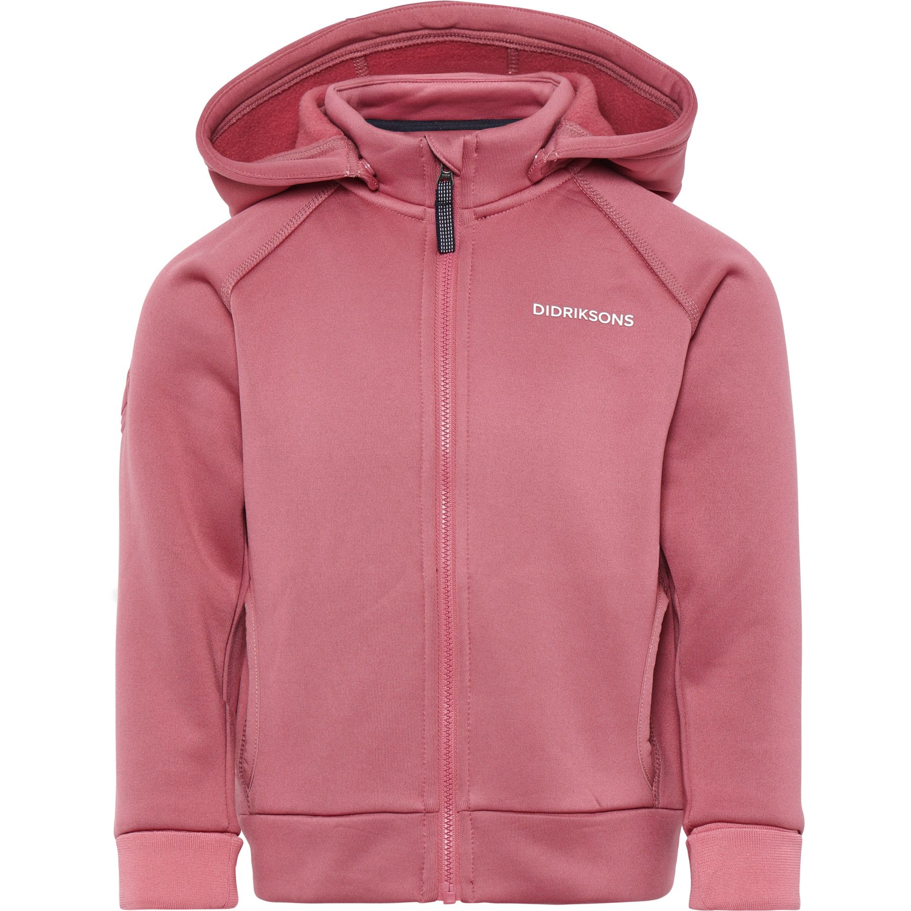 Didriksons Cardigan m. Fleece - Siljan - Heather Pink