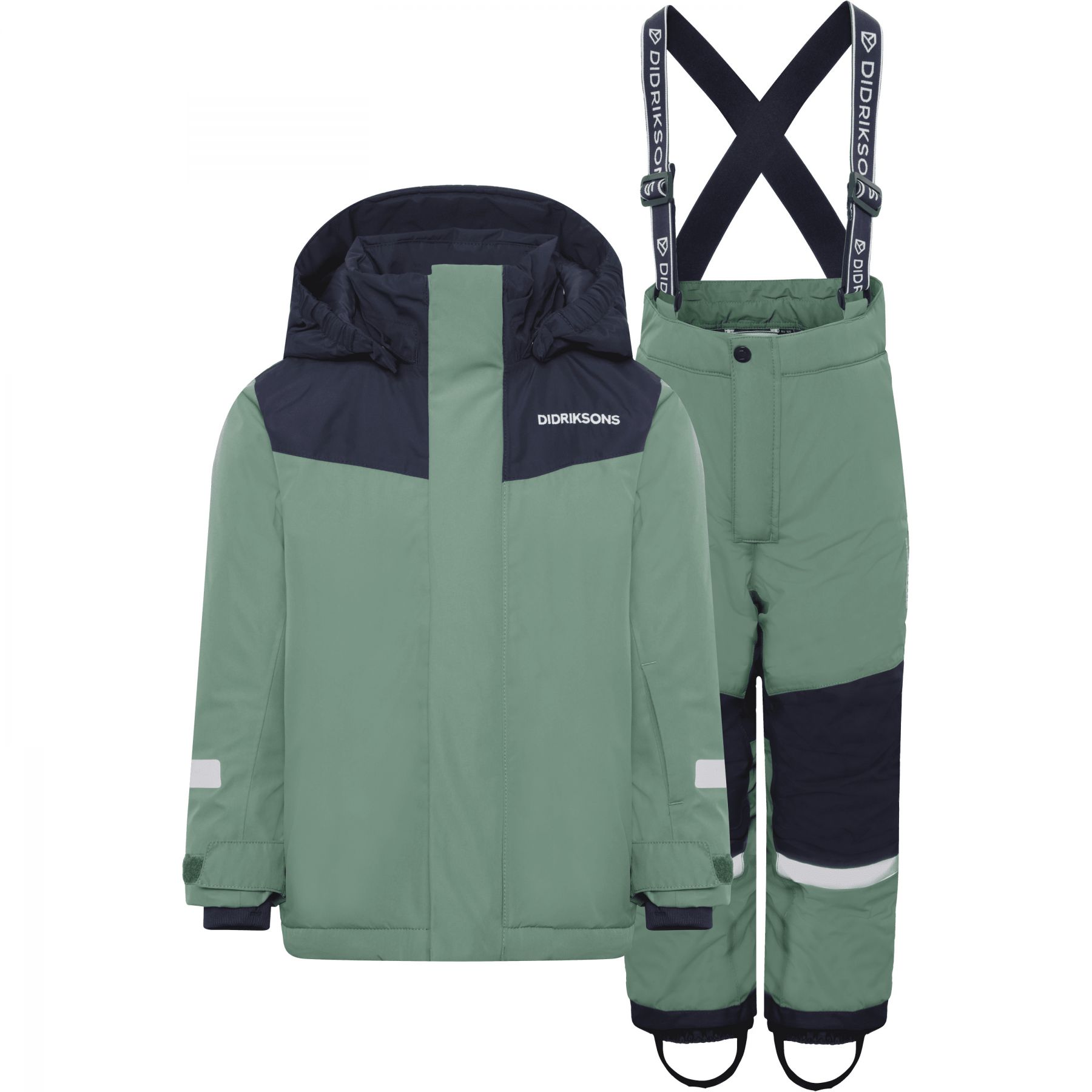 Didriksons Skare 2, skisæt, børn, grøn