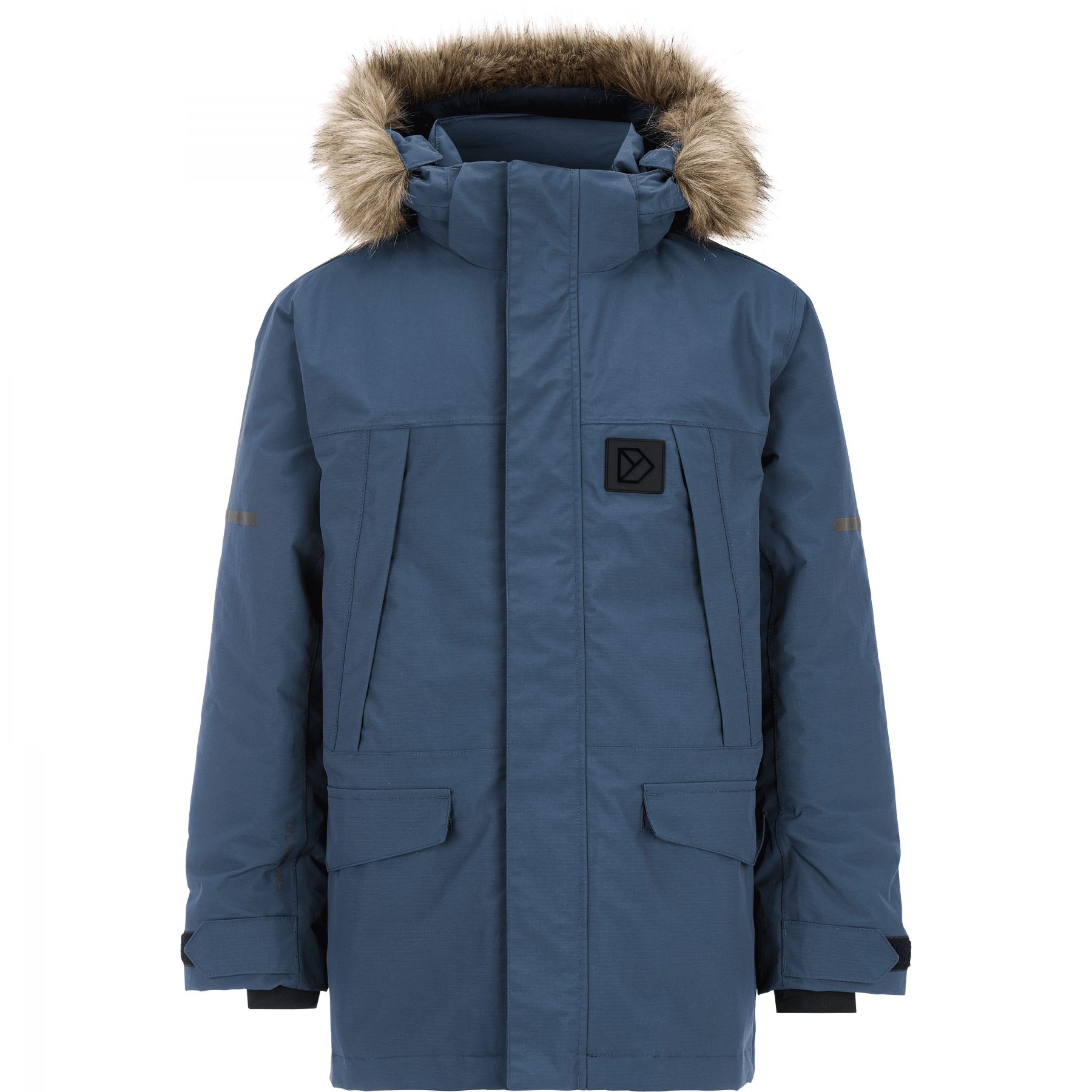 Didriksons Sylvin, parka, junior, blå