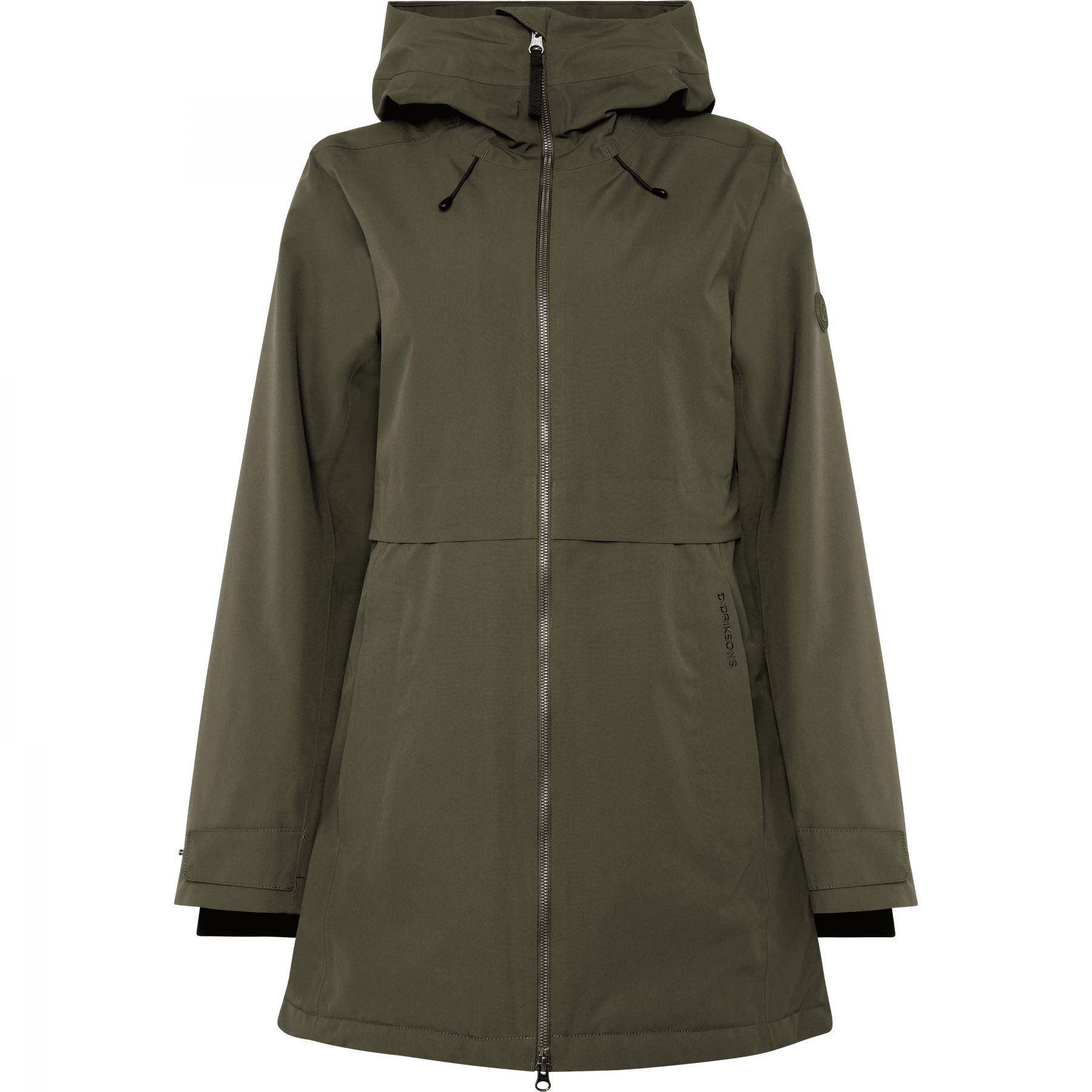 Didriksons Tiril, parka, dame, mørkegrøn