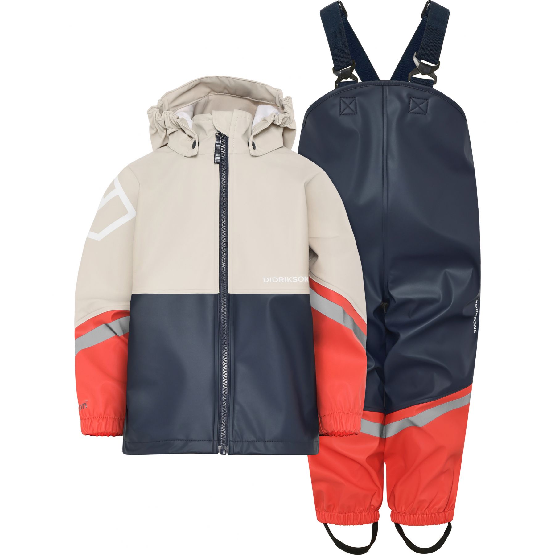 Didriksons Regntøj m. Seler - PU - Waterman - Sand Beige