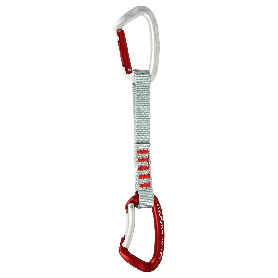 Edelweiss Top Evo 12 Cm Quickdraws 6 Pcs Set - Str. Pack of 6 - Klatreudstyr