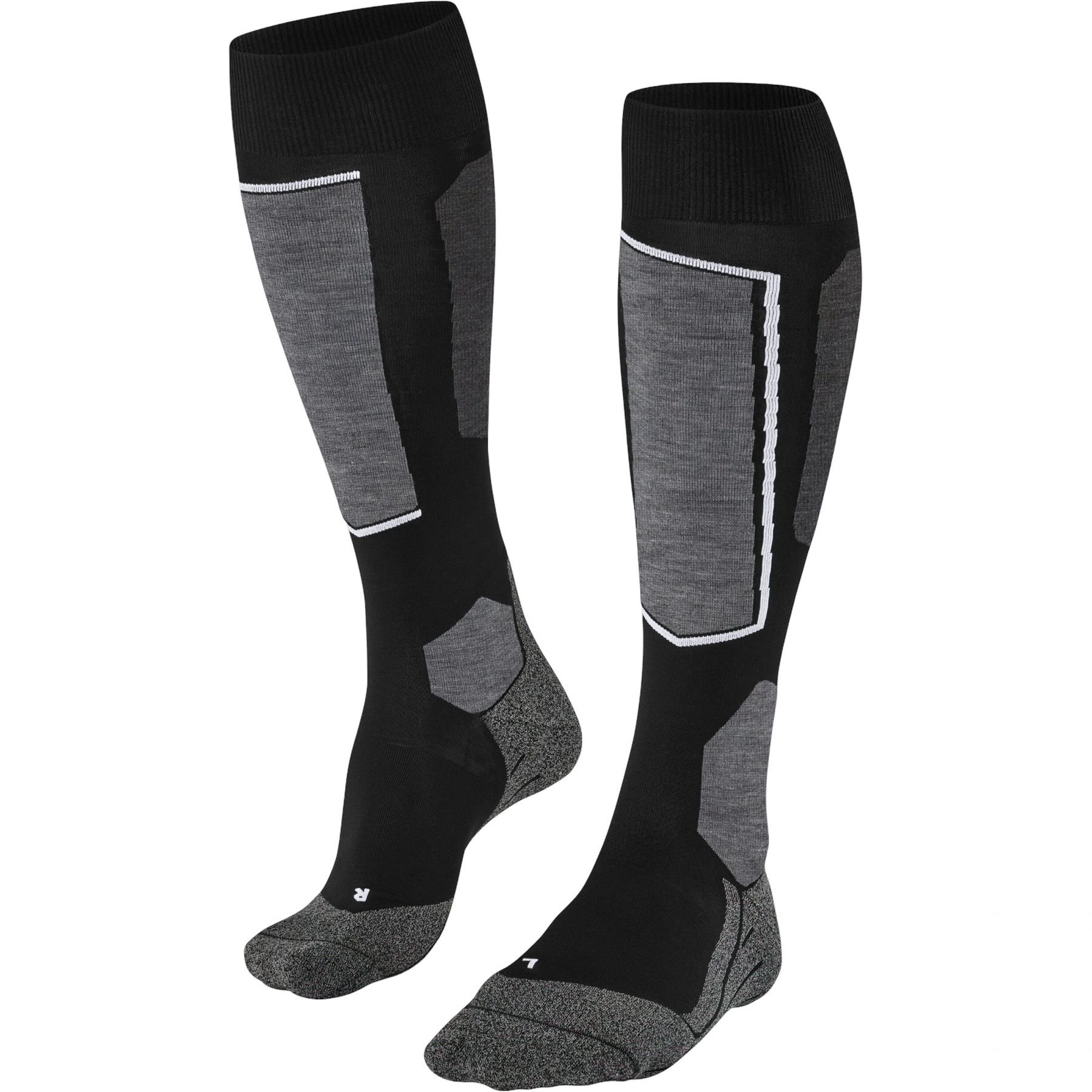 Falke SK6 Pro, skistrømper, herre, sort
