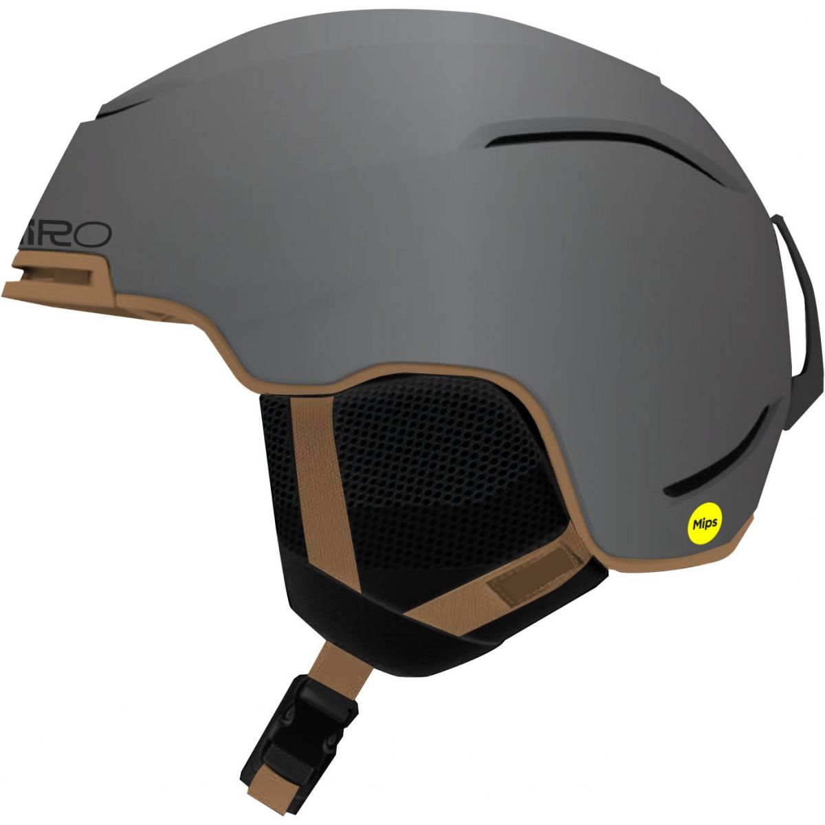 Giro vinterhjelm GIRO JACKSON MIPS matte metallic coal tan str. M (55,5-59 cm) (NY 2025/2026)