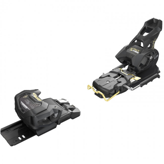 Head Attack Hybrid 14 MN/PT Brake 110, skibindinger, sort/guld